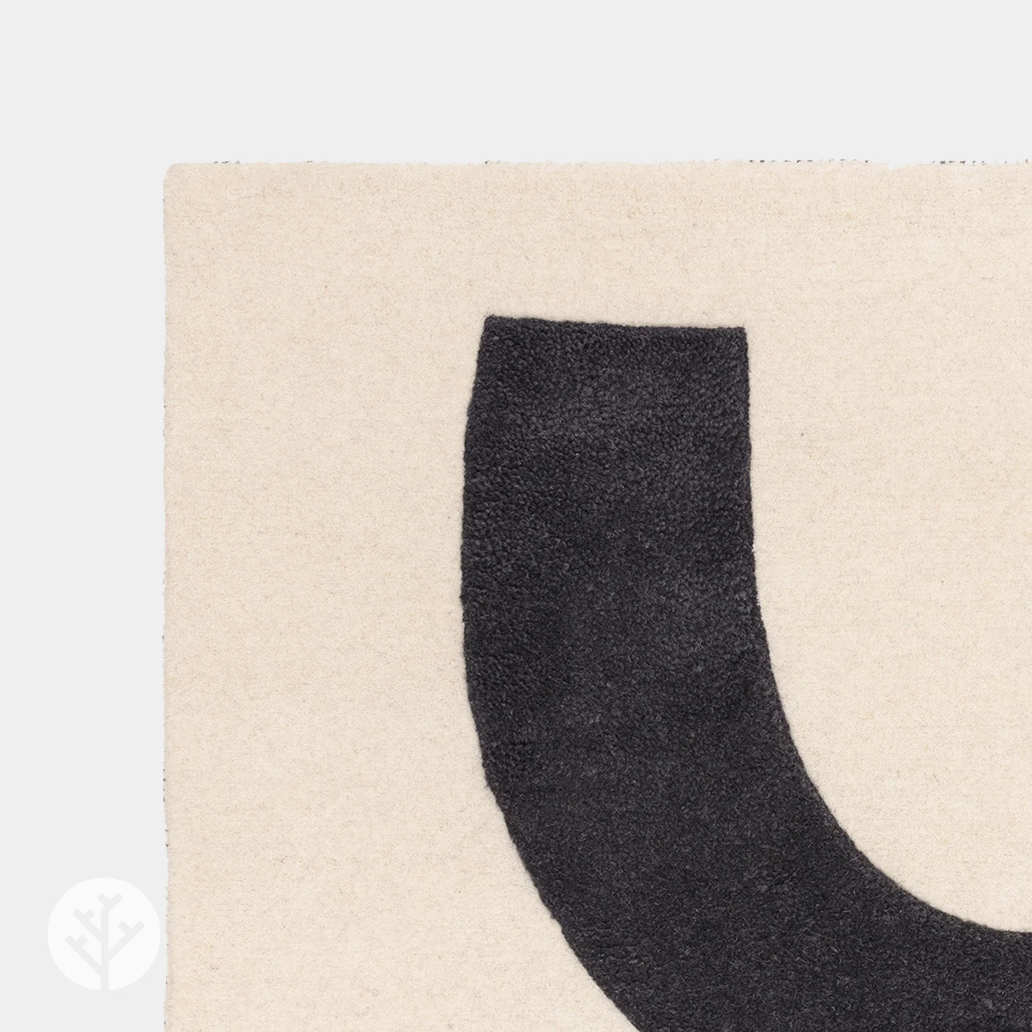 Abstract Black Balance Luxury Rug | WVH® - Image 5