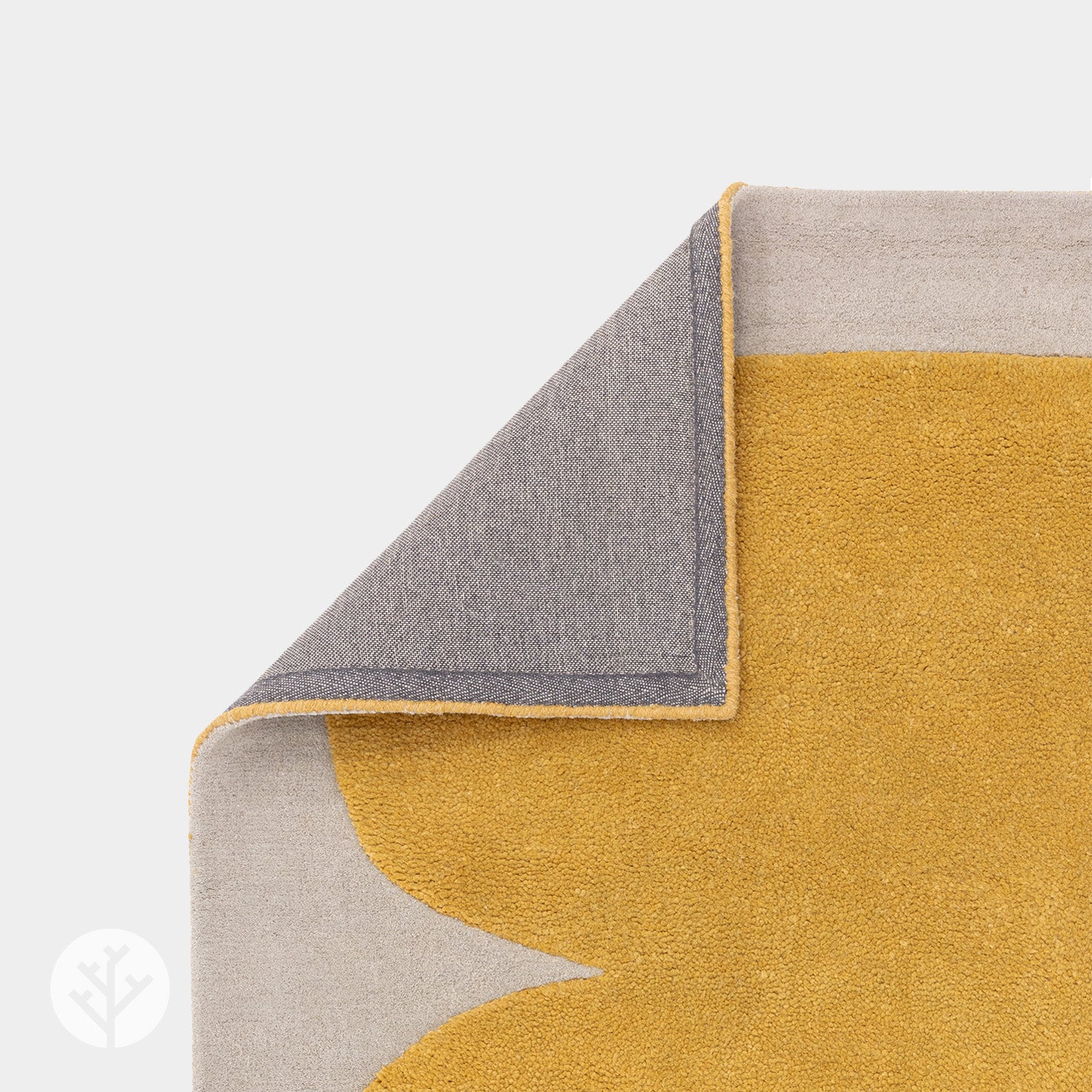 Abstract Yellow Sculpt Luxury Rug | WVH® - Image 4