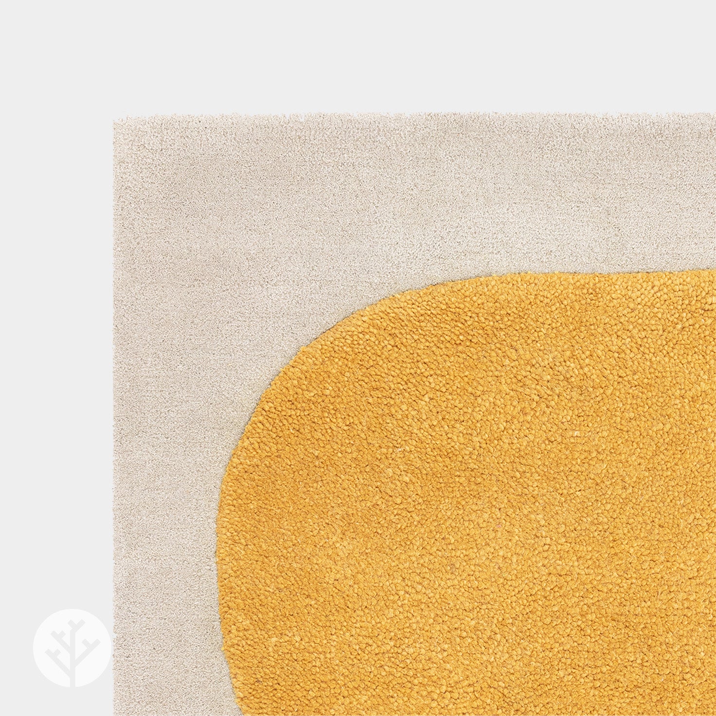 Abstract Yellow Sculpt Luxury Rug | WVH® - Image 5