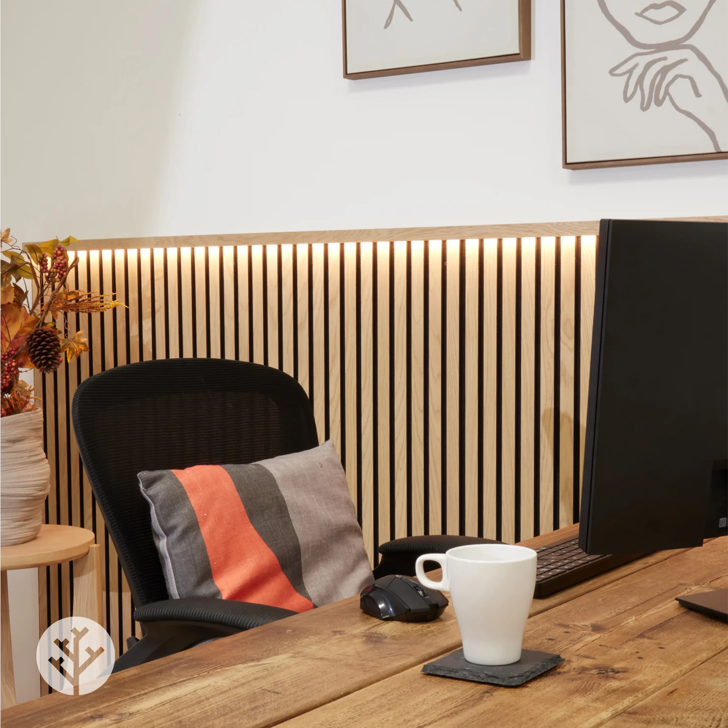 Acupanel® Acoustic Slat Wall Panel LED Trim - Image 10