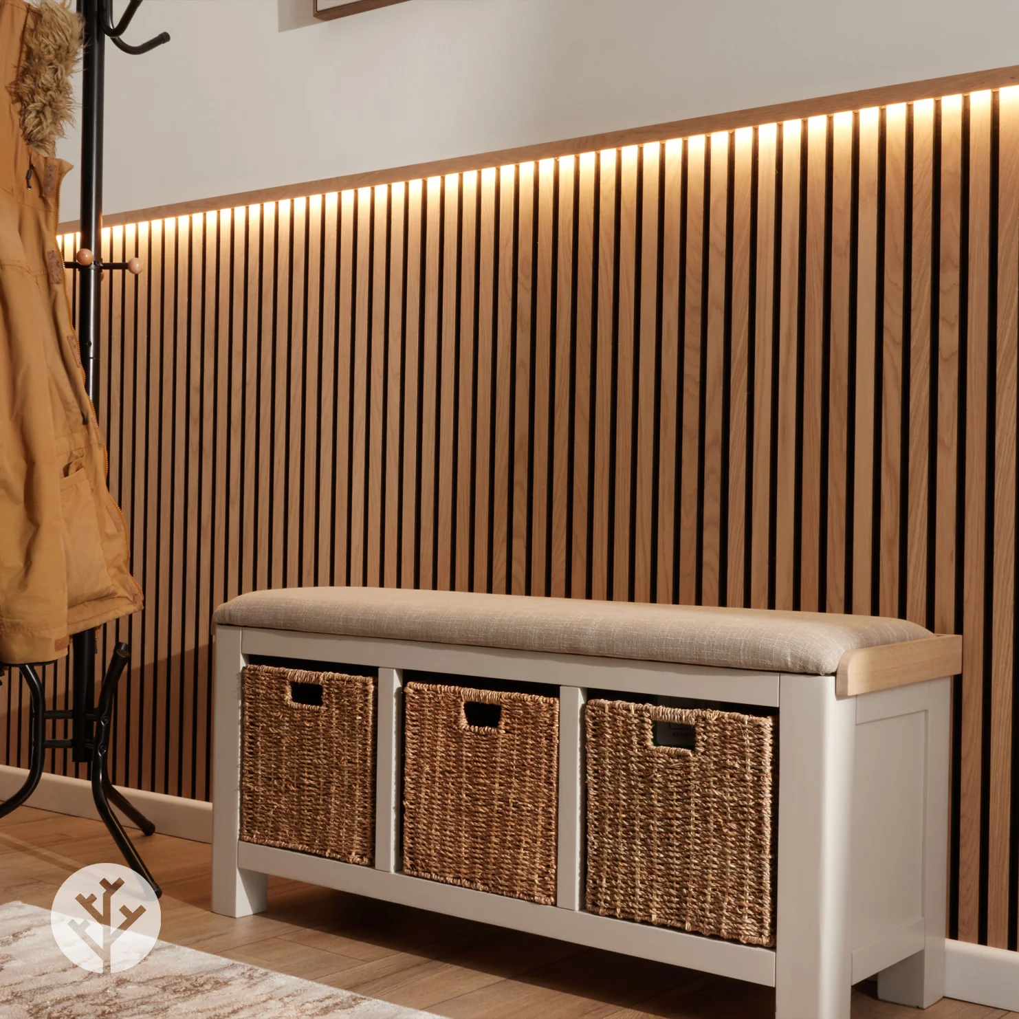 Acupanel® Acoustic Slat Wall Panel LED Trim - Image 6