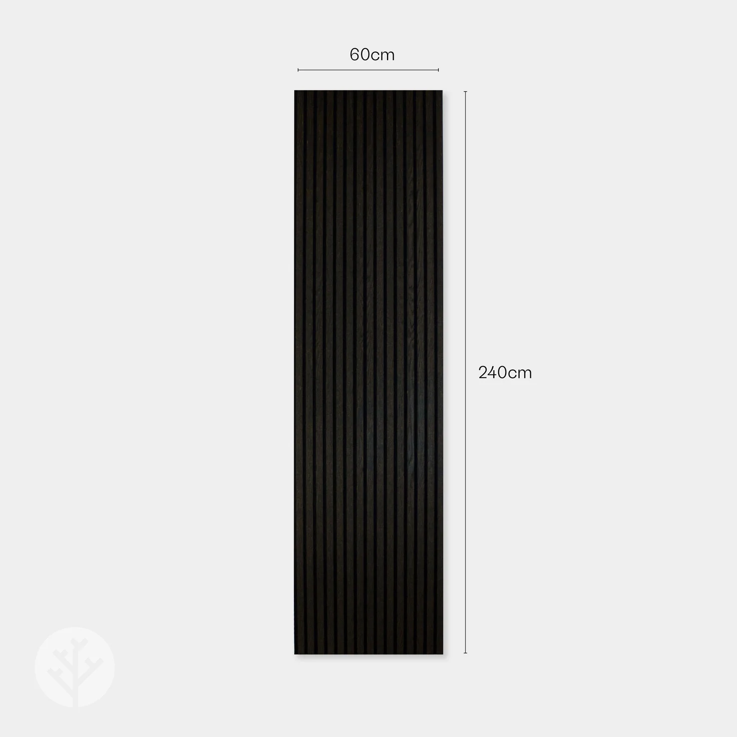 Acupanel® Charcoal Black Oak Acoustic Wood Wall Panel - Image 3