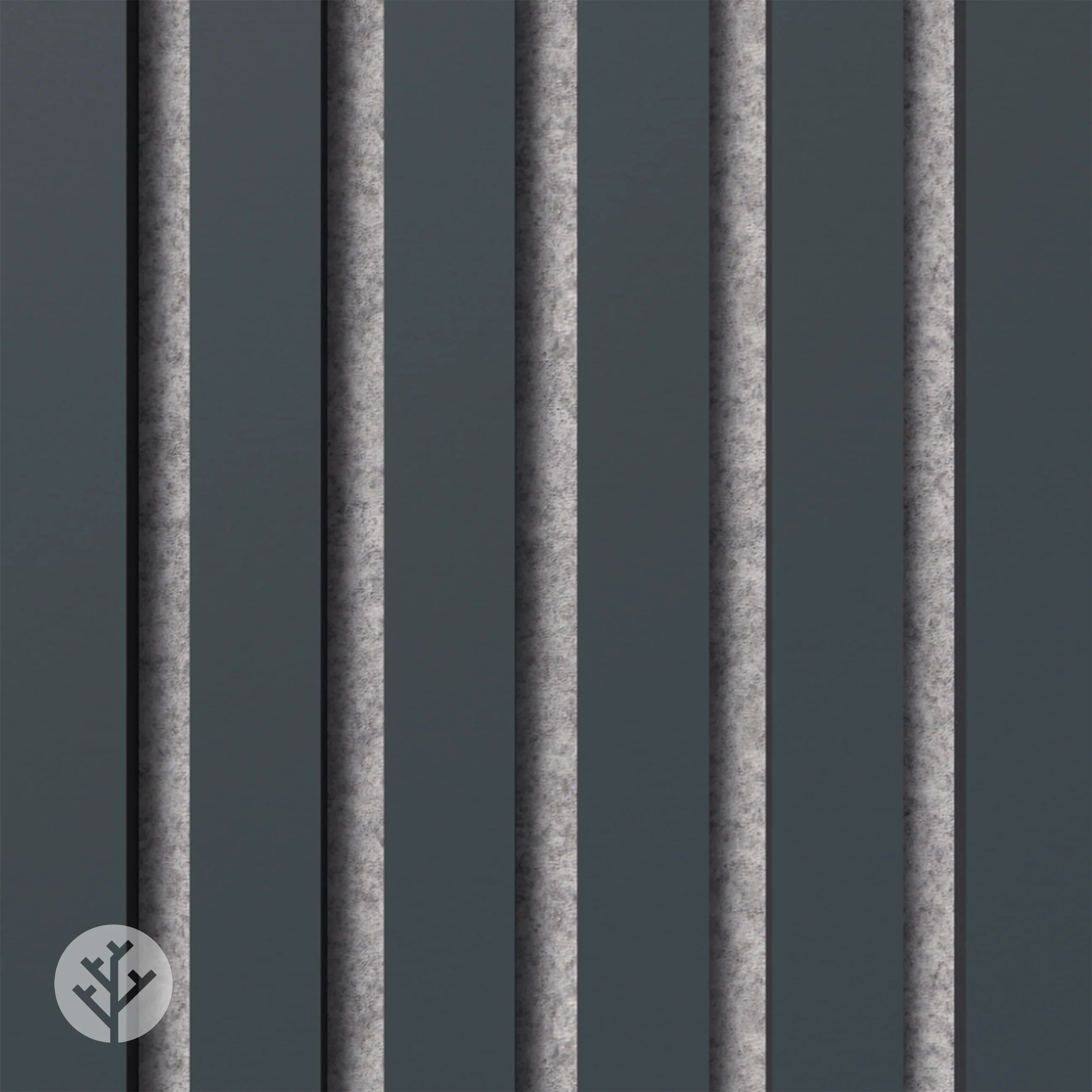 Acupanel® Colour Smokey Blue Acoustic Wall Panels - Image 3