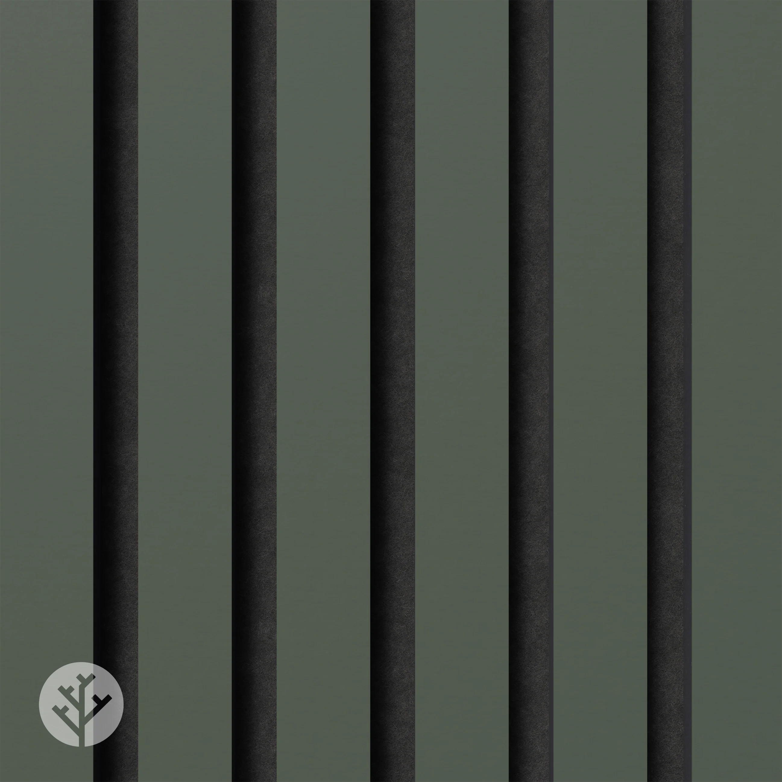 Acupanel® Colour Conifer Green Acoustic Wall Panels - Image 3