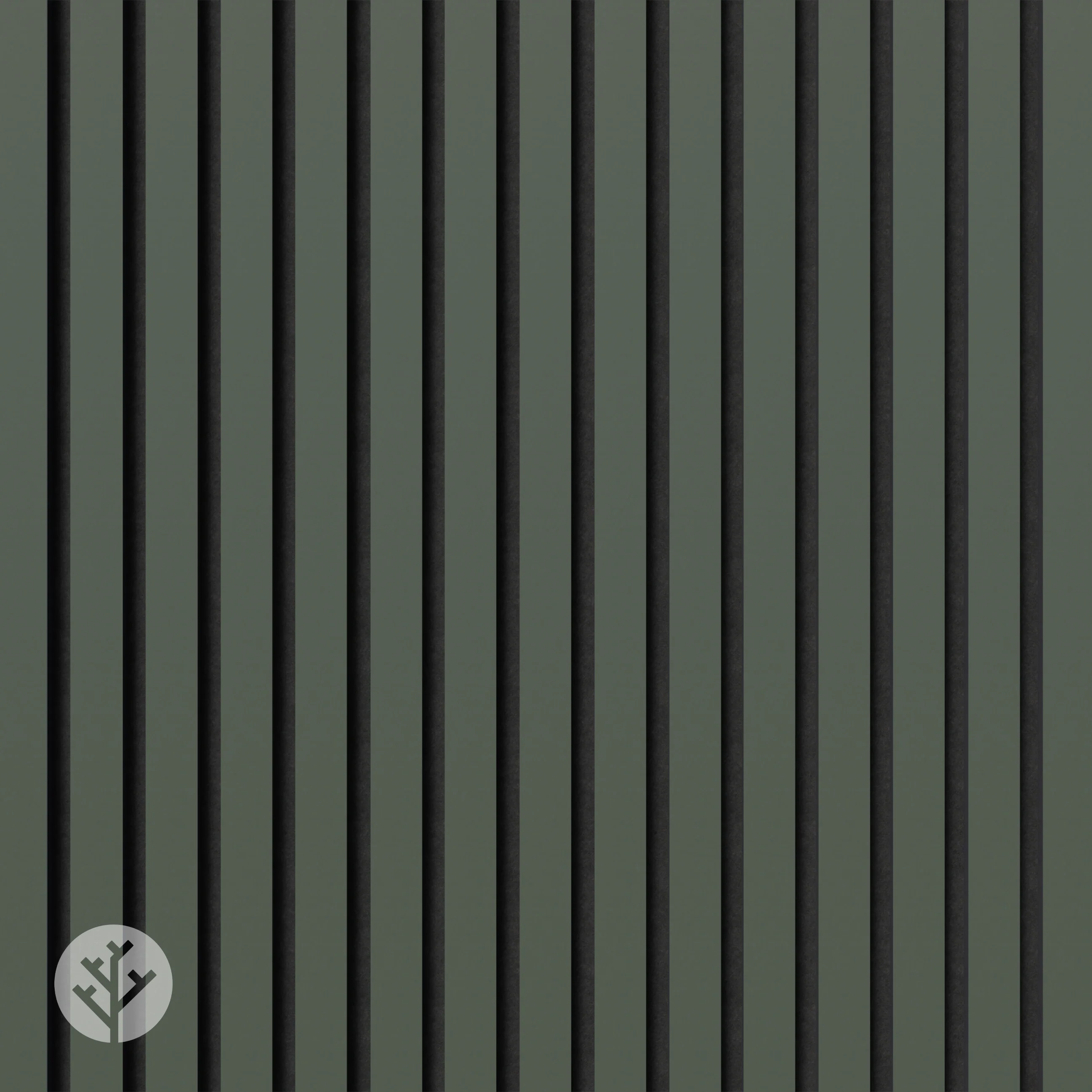 Acupanel® Colour Conifer Green Acoustic Wall Panels - Image 4