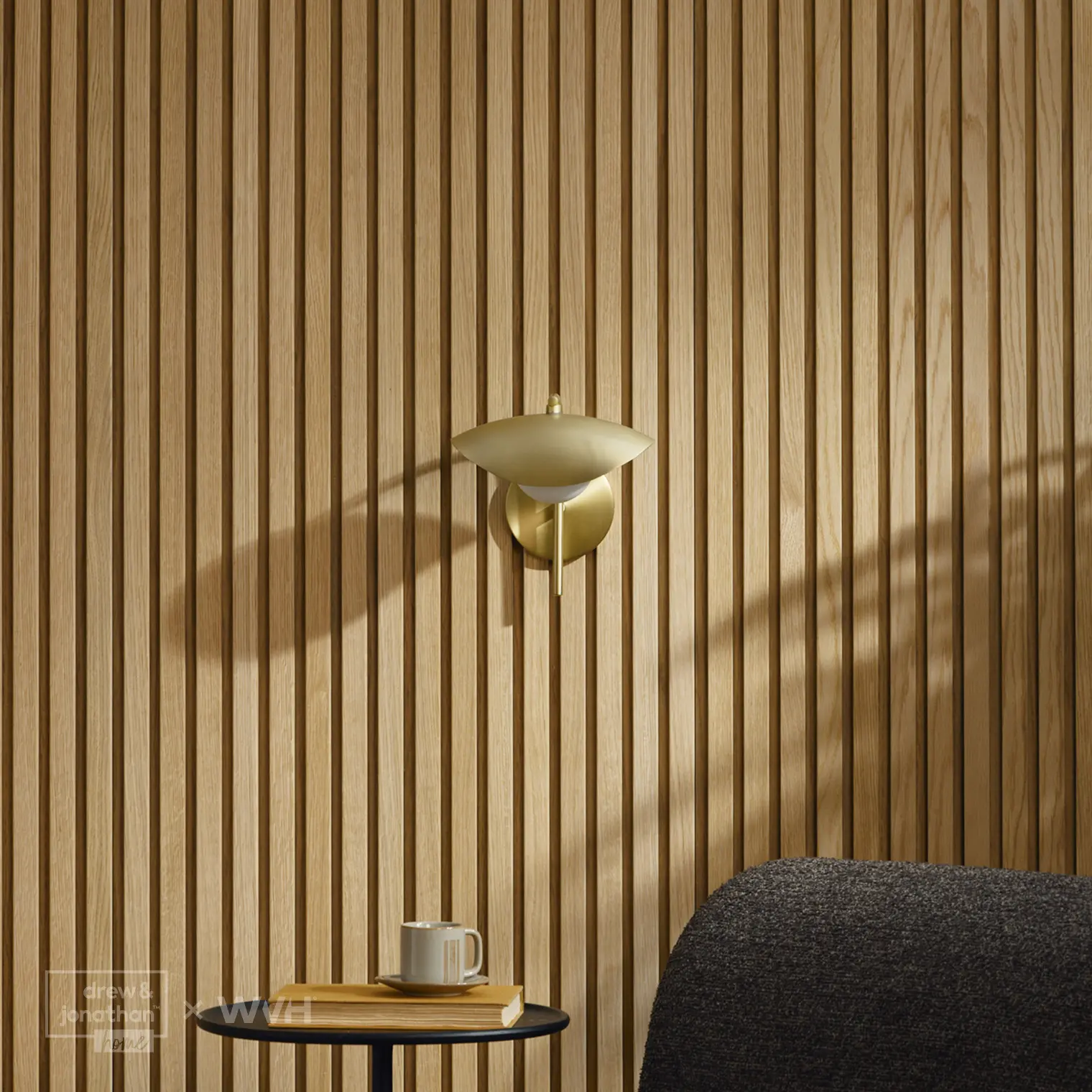 Acupanel® Drew & Jonathan Home™ Grainmatch Oak Acoustic Slat Wall Panel - Image 3