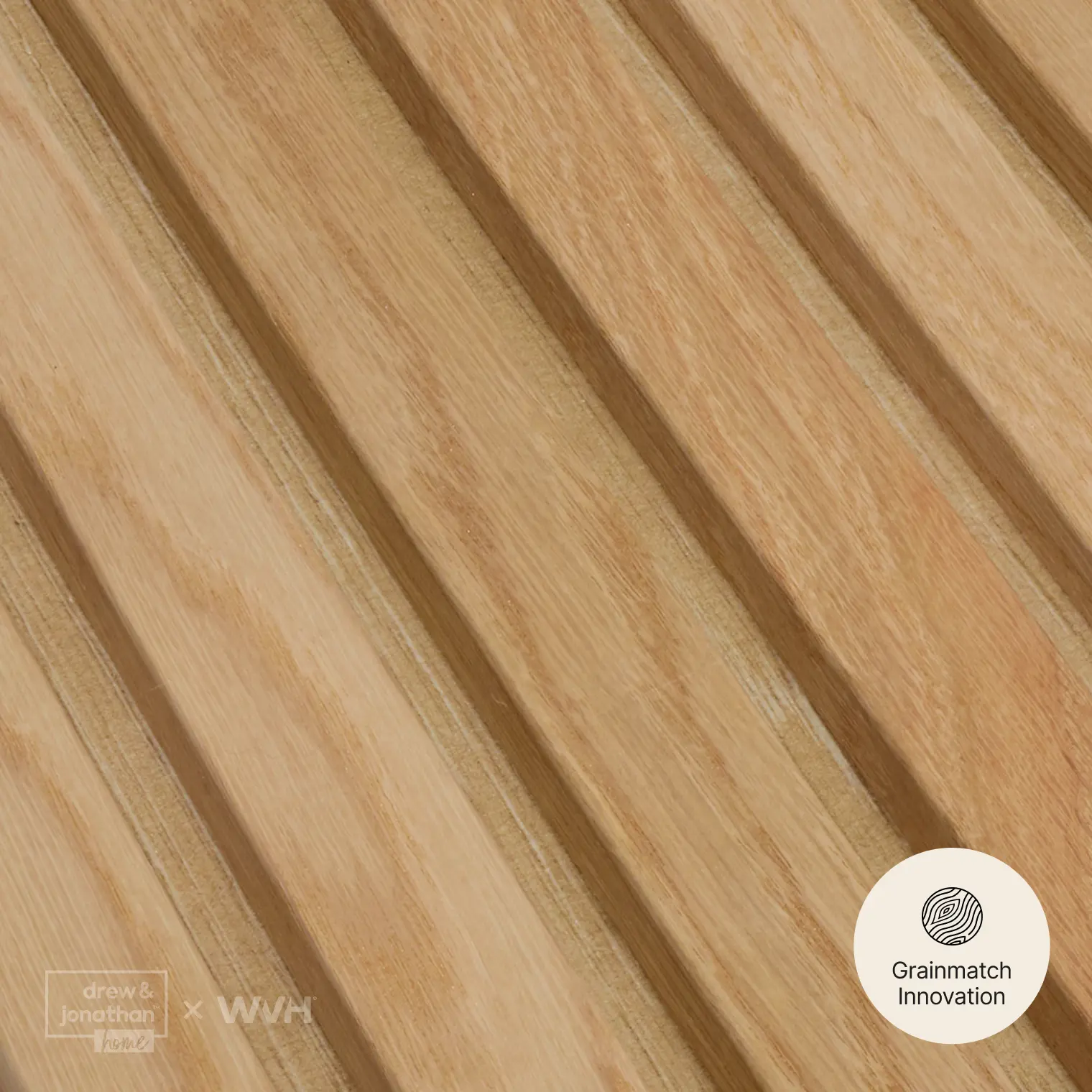 Acupanel® Drew & Jonathan Home™ Grainmatch Oak Acoustic Slat Wall Panel - Image 7