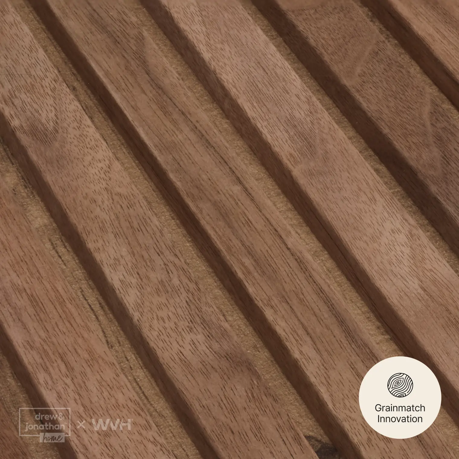 Acupanel® Drew & Jonathan Home™ Grainmatch Walnut Acoustic Slat Wall Panel - Image 7