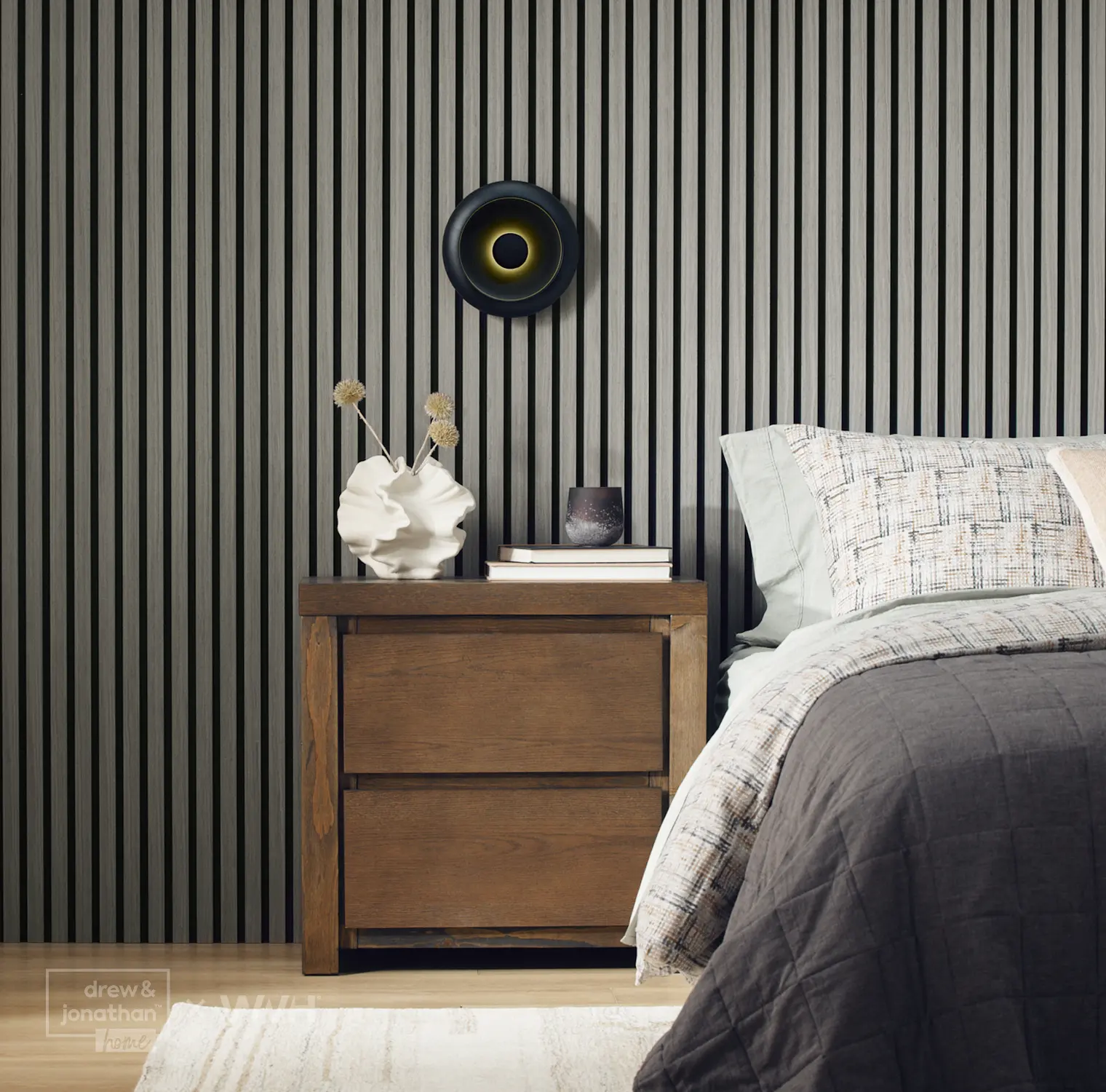 Acupanel® Drew & Jonathan Home™ Grey Oak Acoustic Wood Slat Panels - Image 4