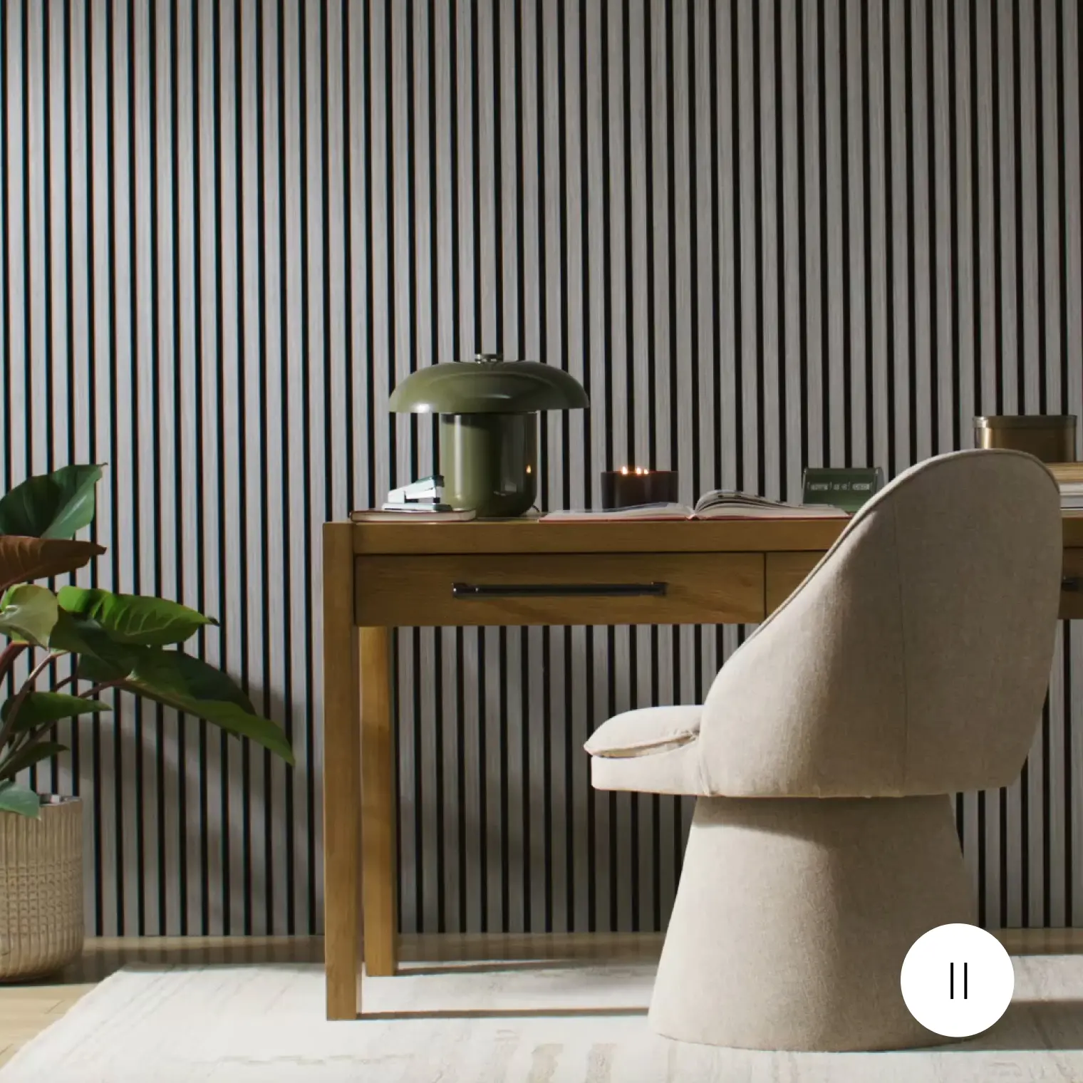 Acupanel® Drew & Jonathan Home™ Grey Oak Acoustic Wood Slat Panels - Image 6