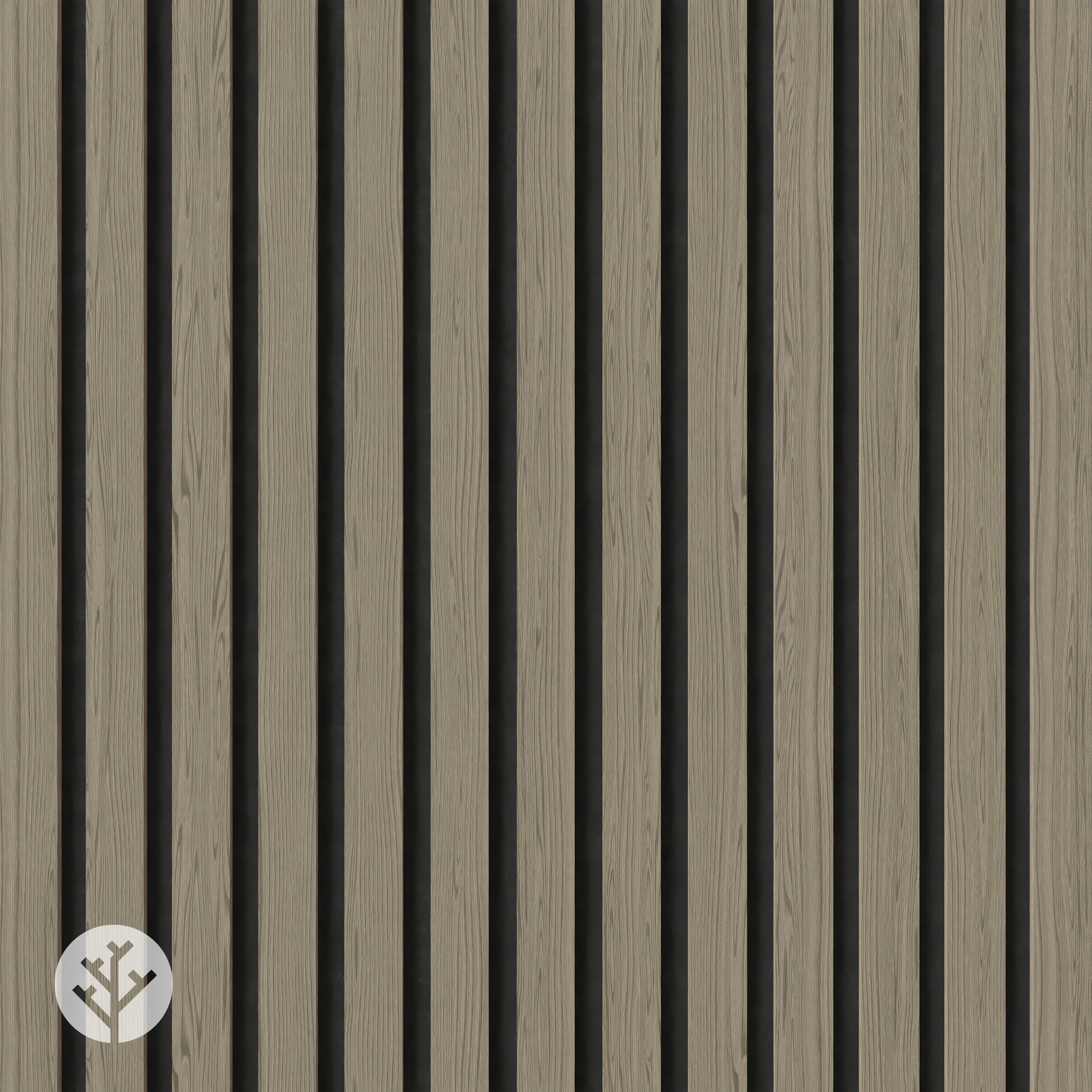 Acupanel® Grey Oak Fire-Rated Acoustic Wood Wall Panels - Image 3