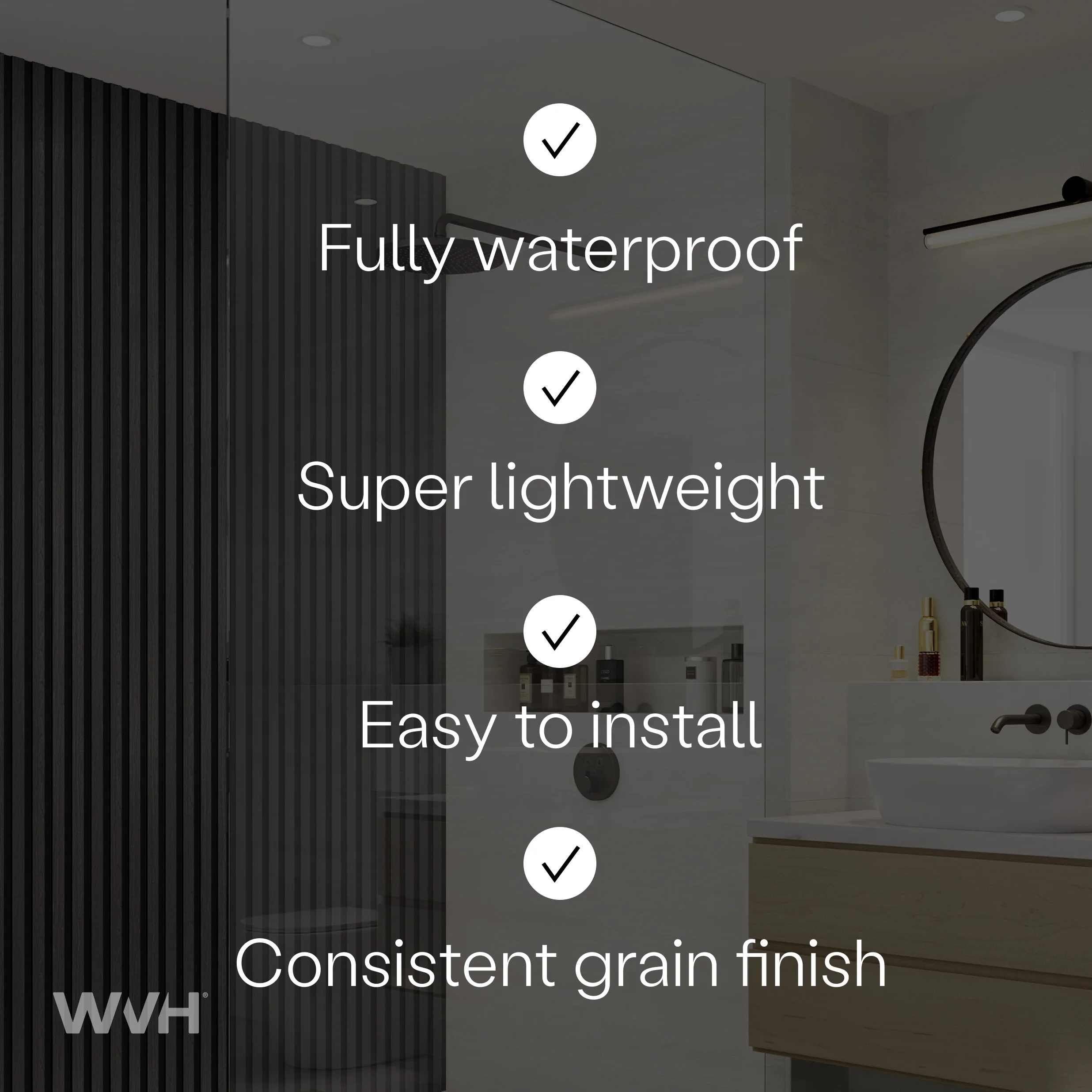 Acupanel® Hydro Grey Oak Waterproof Wall Panels - Image 6