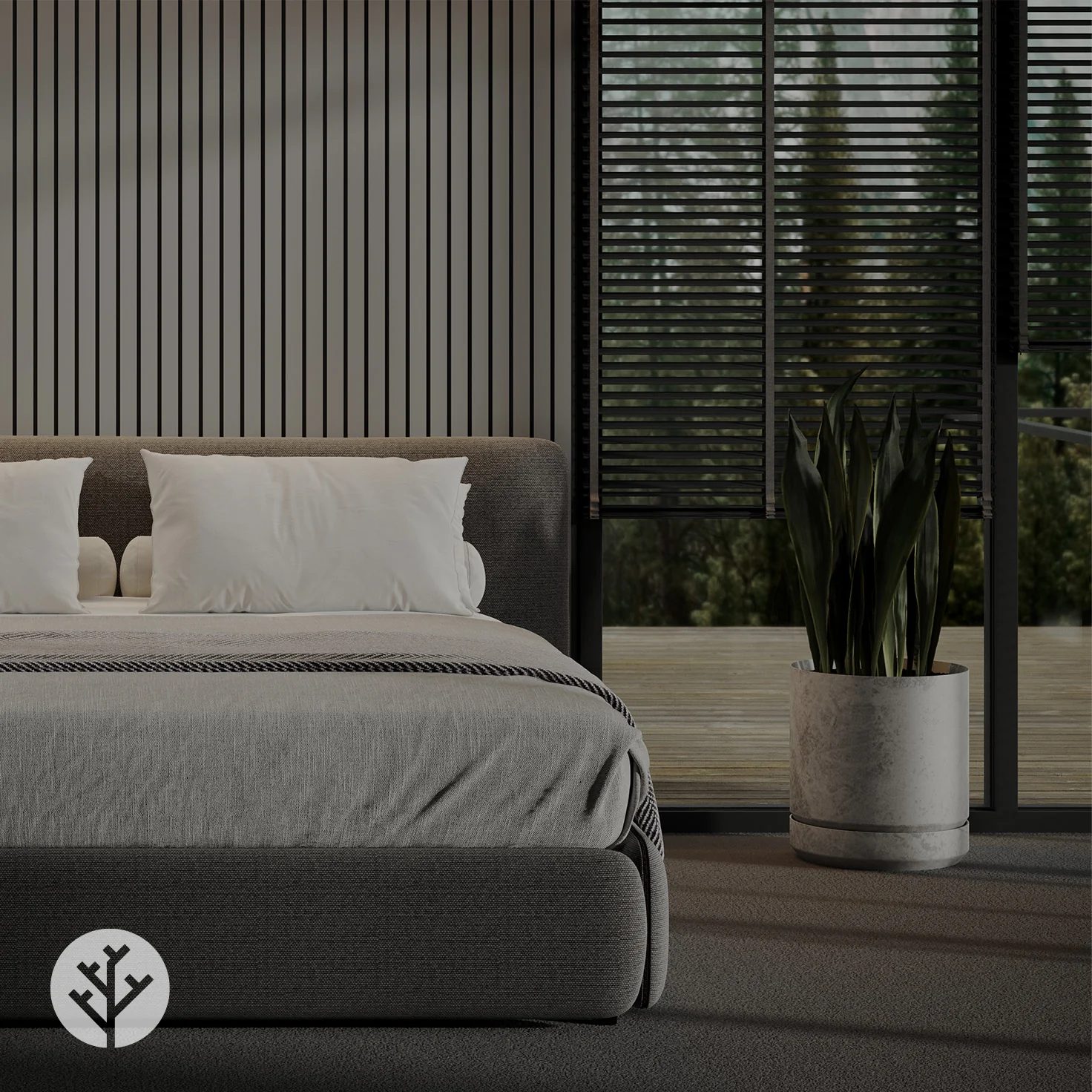 Acupanel® Luxe Arctic Grey Wrapped Acoustic Wall Panels - Image 4