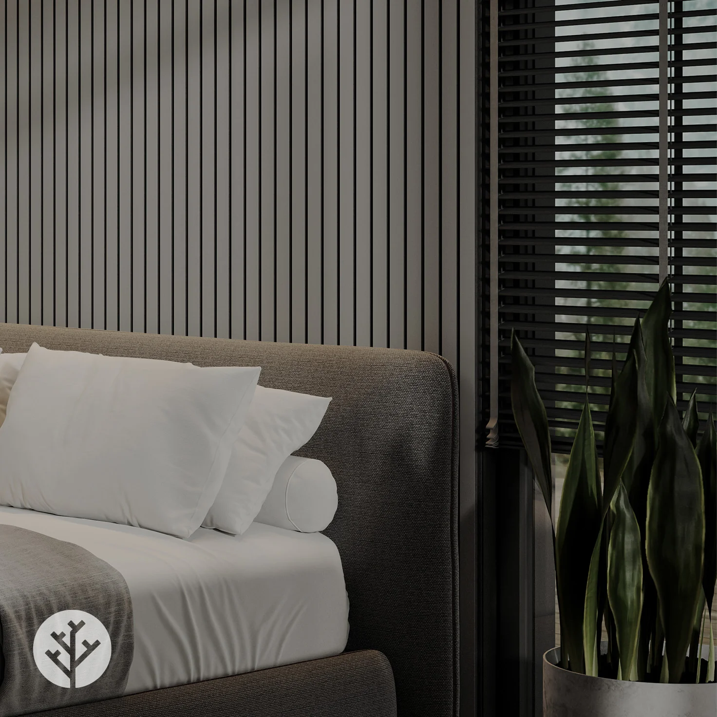 Acupanel® Luxe Arctic Grey Wrapped Acoustic Wall Panels - Image 5
