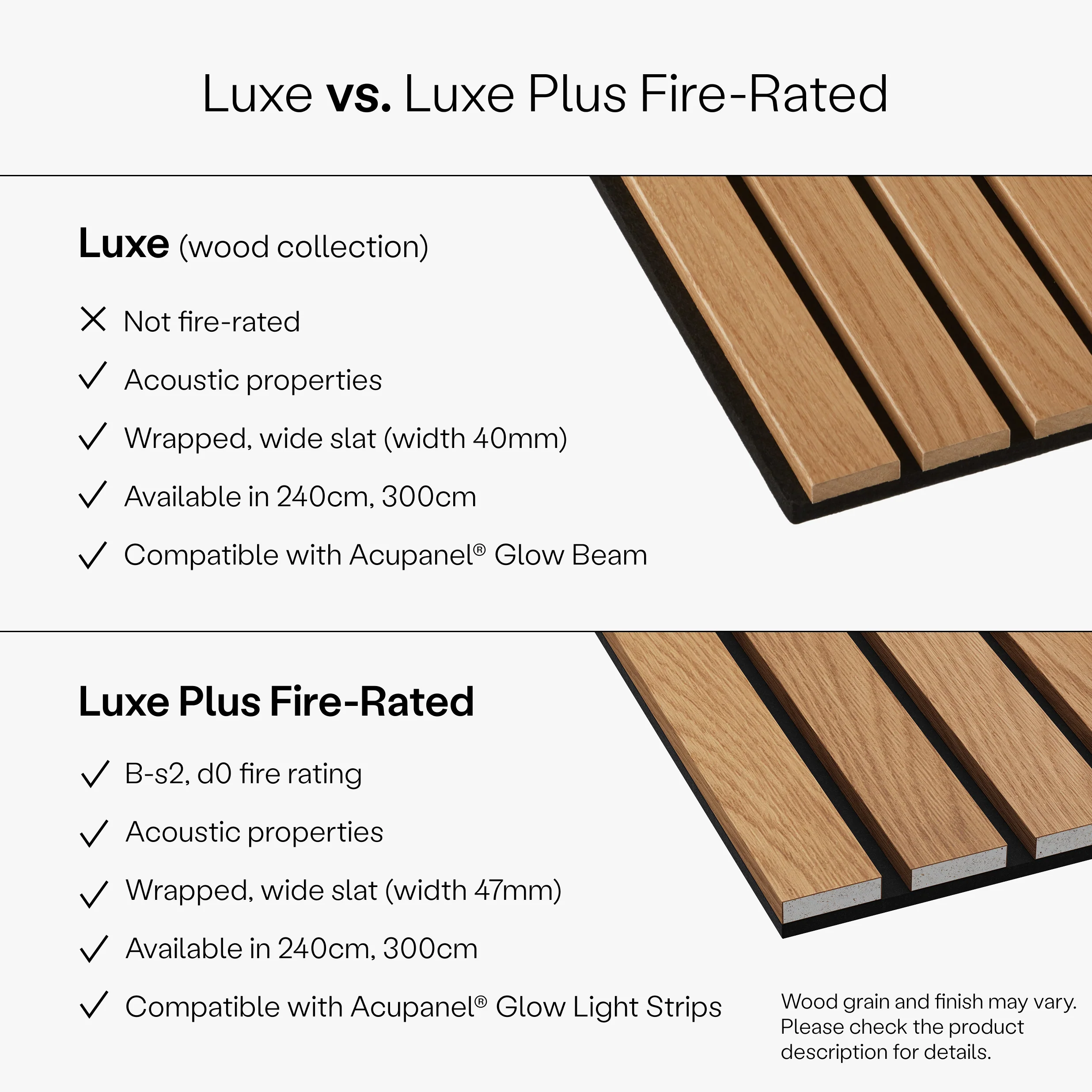 Acupanel® Luxe Plus Oak Fire-Rated Acoustic Wood Wall Panels - Image 9
