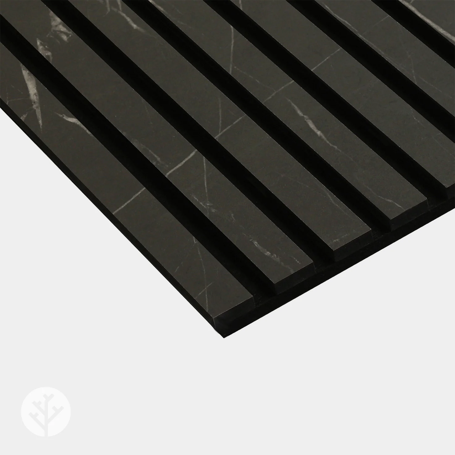 Acupanel® Marble Black Acoustic Slat Wall Panels - Image 3