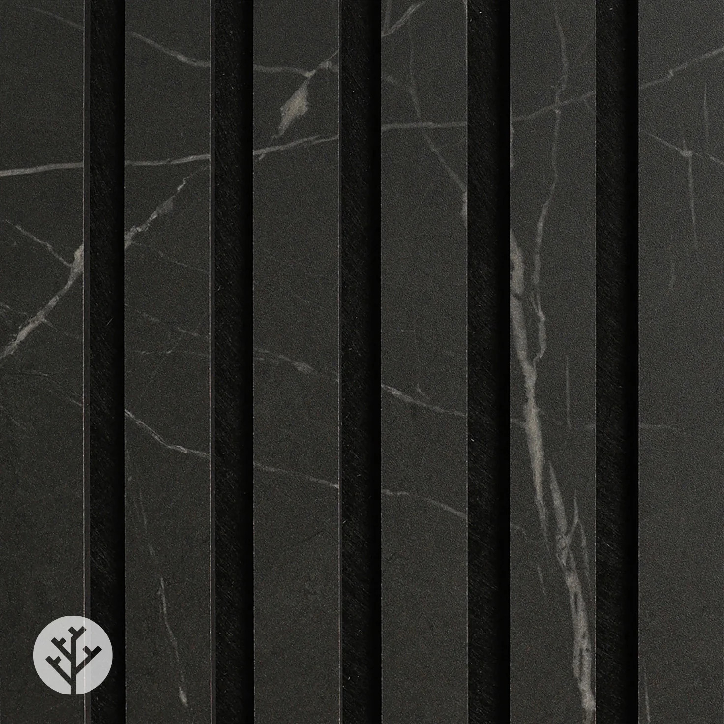 Acupanel® Marble Black Acoustic Slat Wall Panels - Image 4
