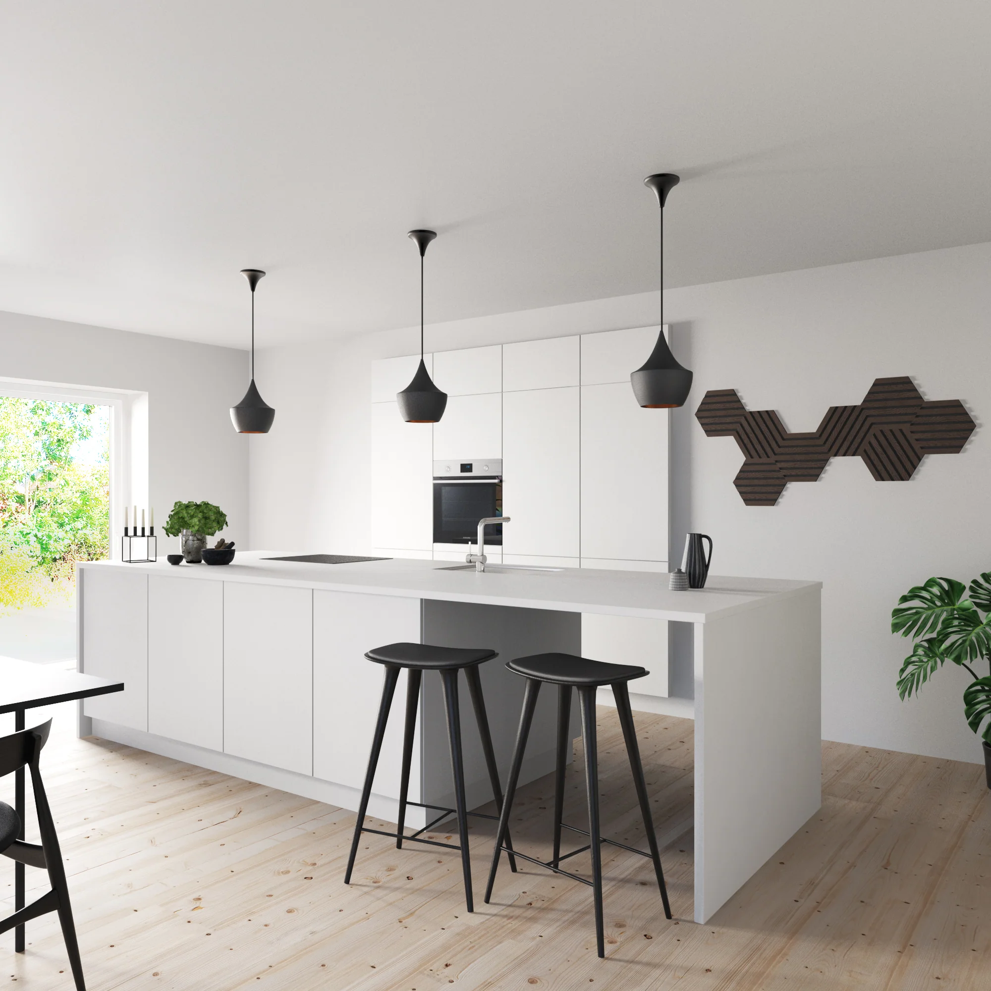 Acupanel® Elegance Hexagon Wall Panels