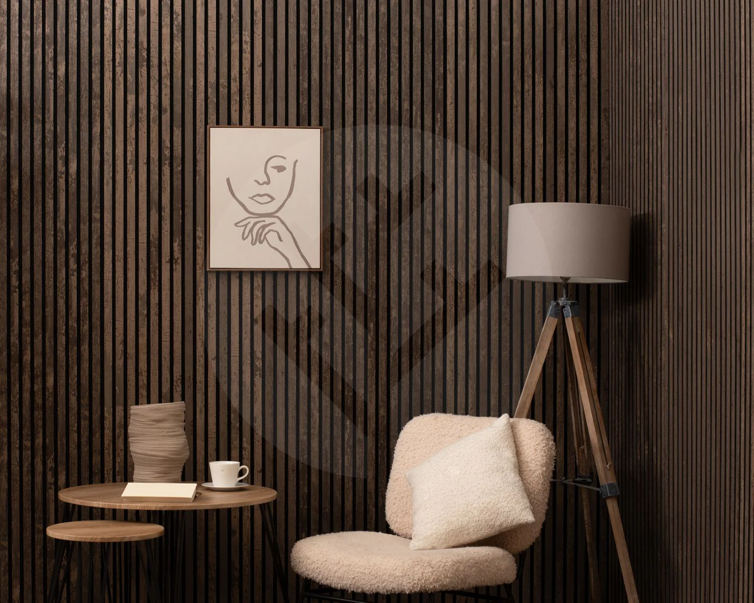 Acupanel® | Oxide Grey | Slat Wall Panel - Image 7