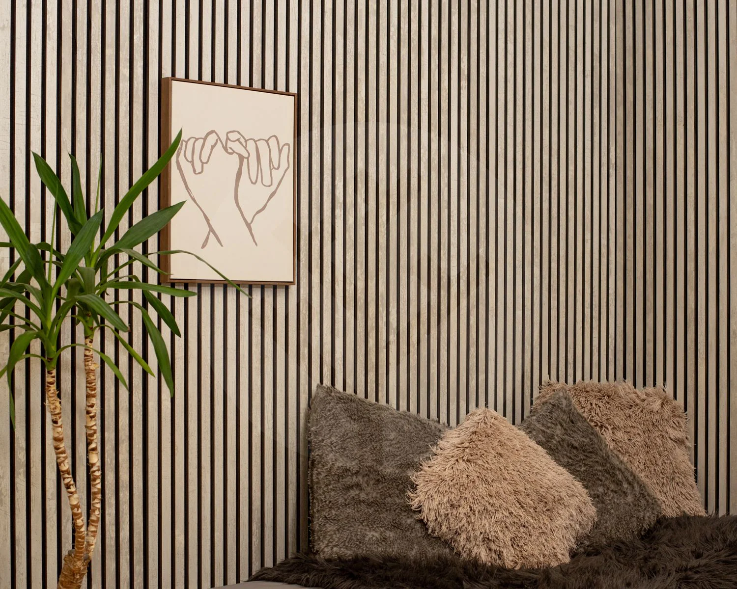 Acupanel® | Oxide White | Slat Wall Panel - Image 3