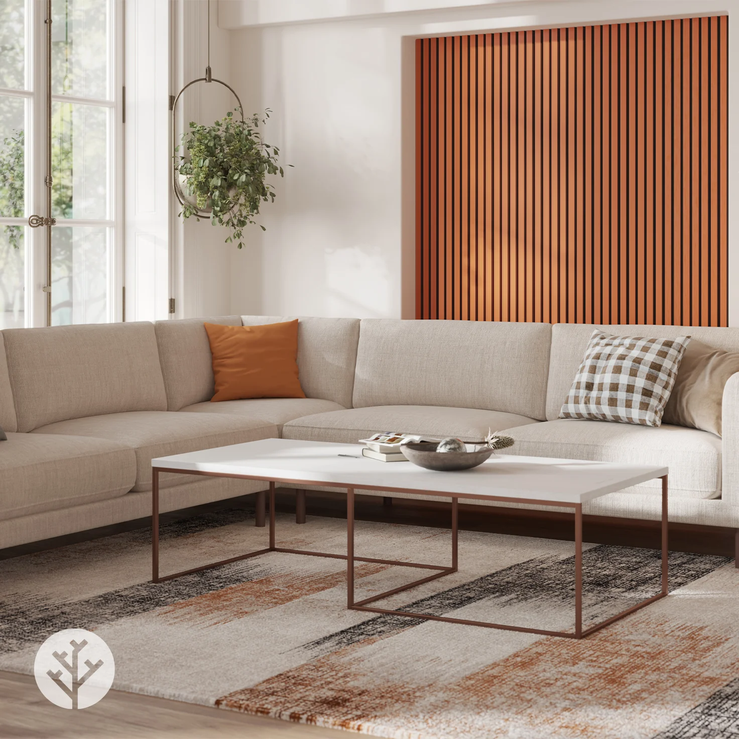 Acupanel® Contemporary Terracotta Wrapped Acoustic Wall Panels - Image 5