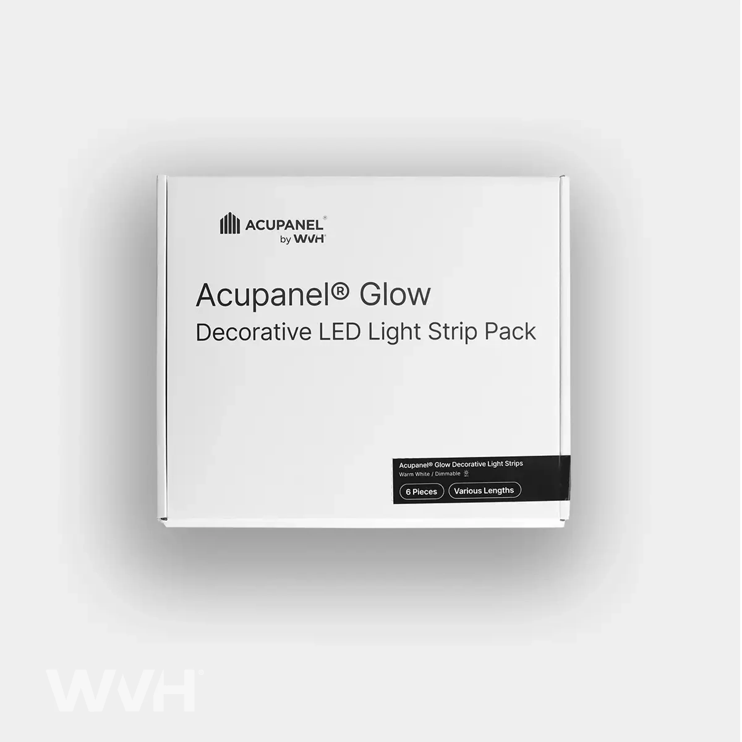 Acupanel® Glow Flexible Decorative LED Light Strip 6-Pack - Image 7