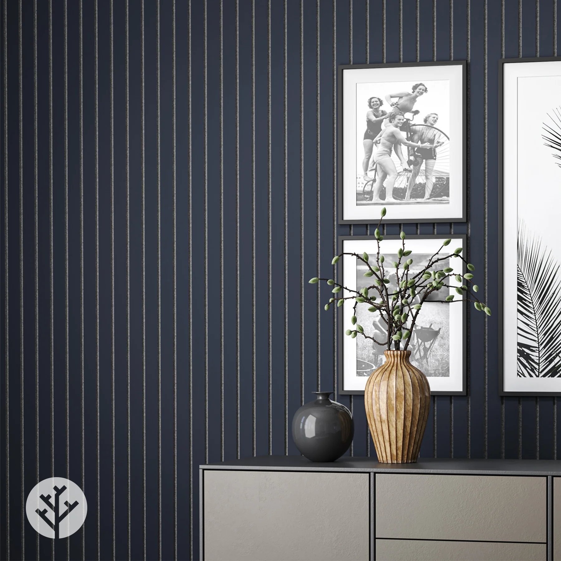 Acupanel® Luxe Colour Midnight Blue Acoustic Slat Wall Panels - Image 3