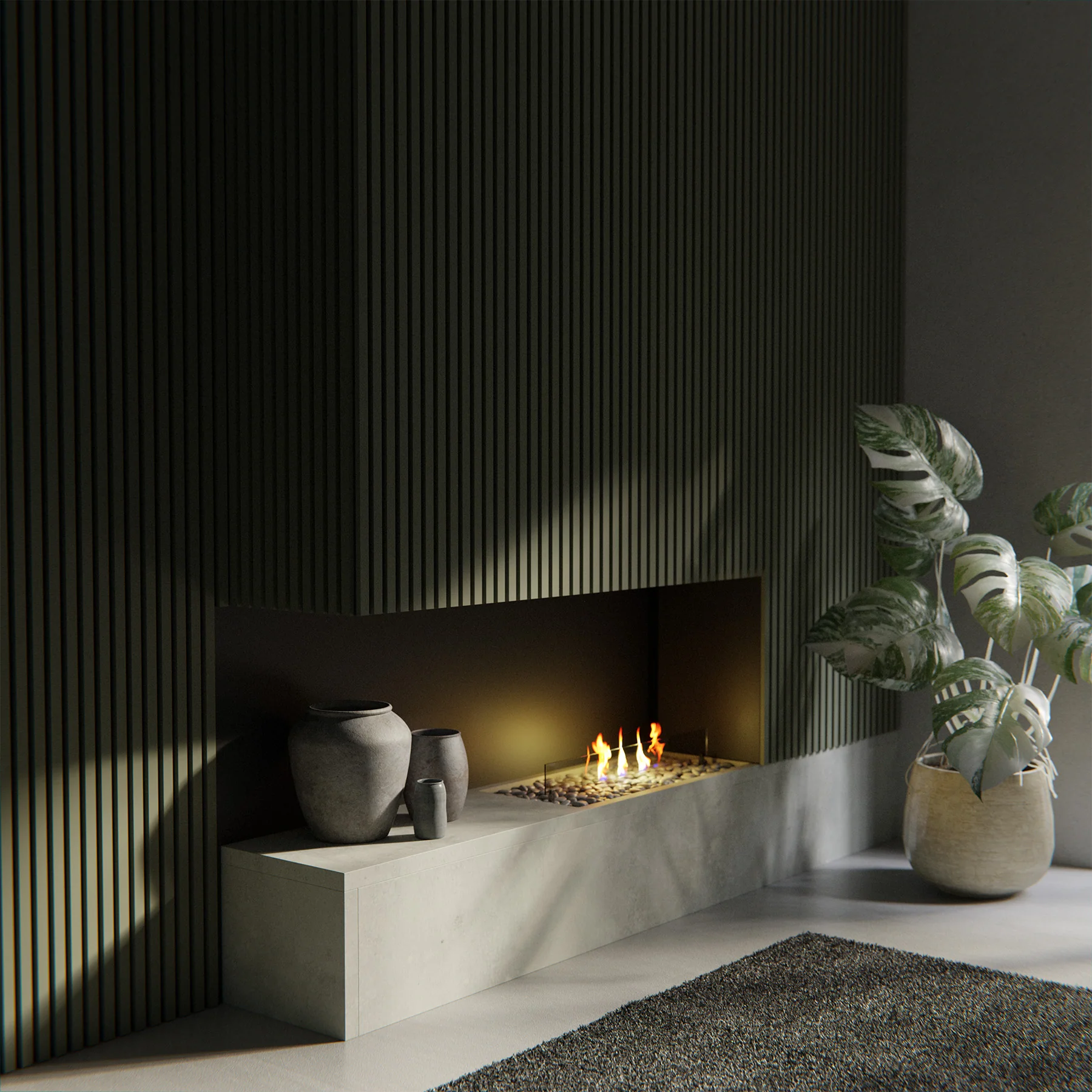 Acupanel® Colour Olive Green Acoustic Wall Panels - Image 2