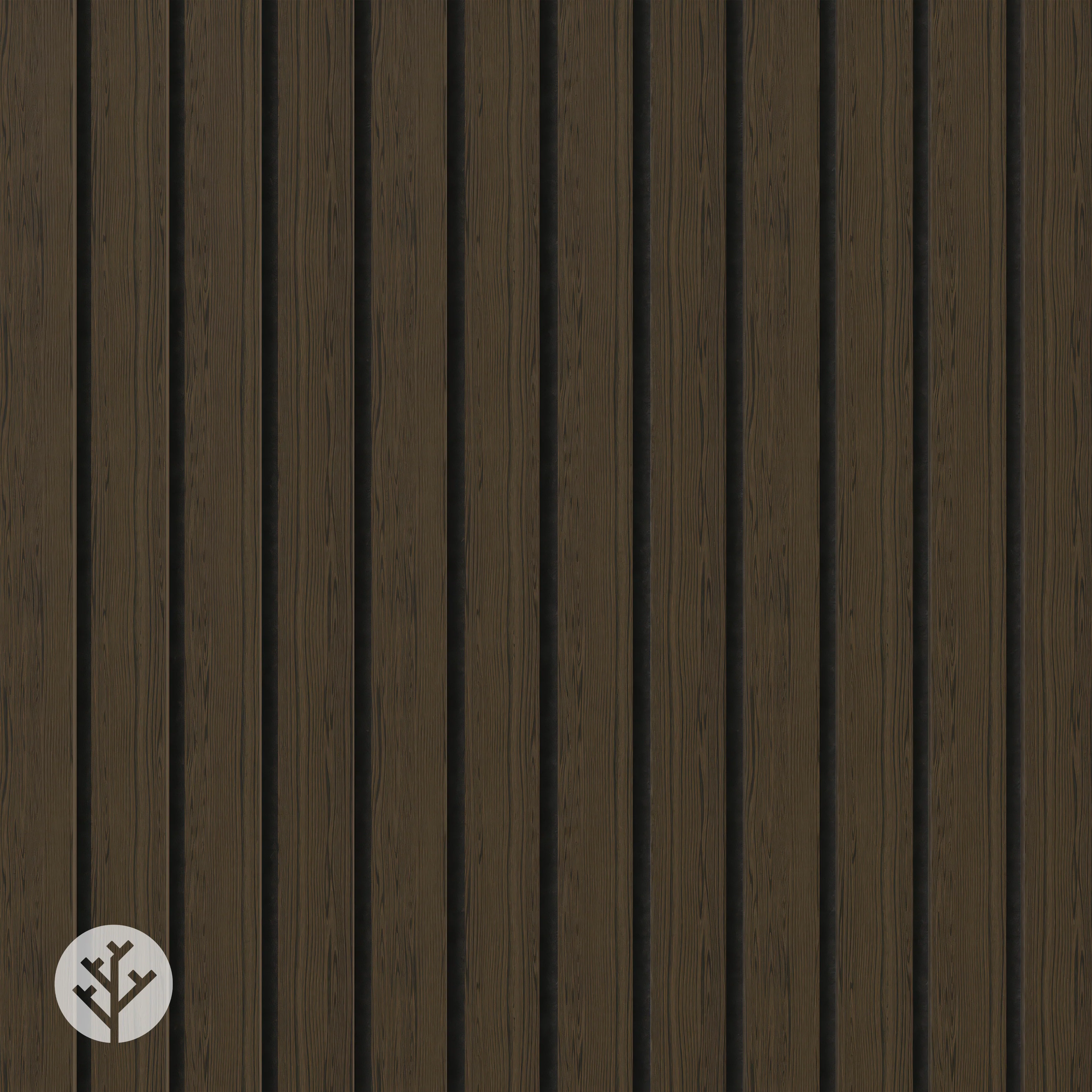 Acupanel® Smoked Oak Fire-Rated Acoustic Wood Wall Panels - Image 3