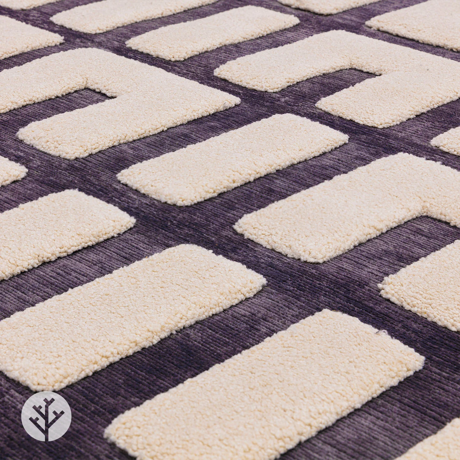 Carved Charcoal Junction Luxury Rug | WVH® - Image 3