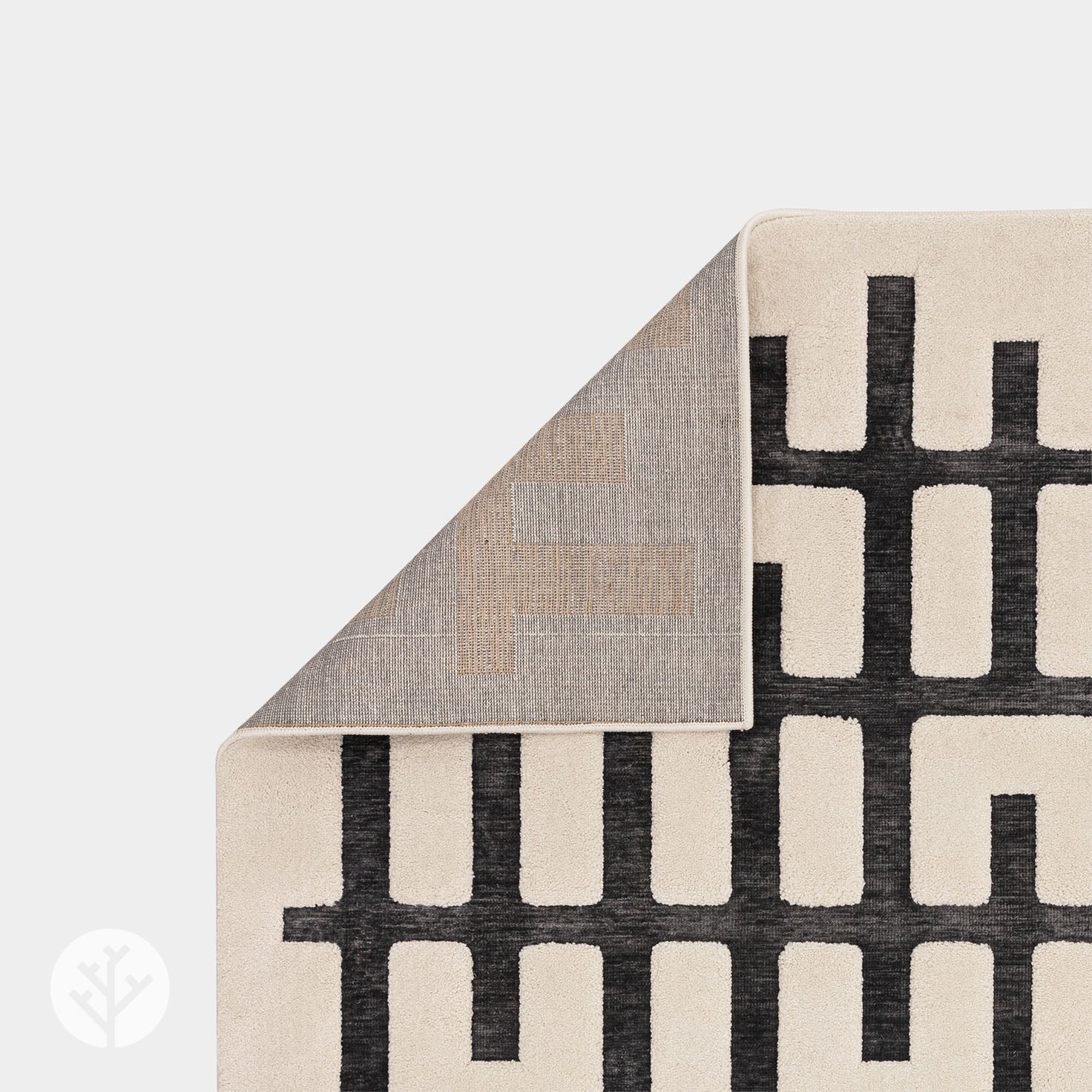 Carved Charcoal Junction Luxury Rug | WVH® - Image 4