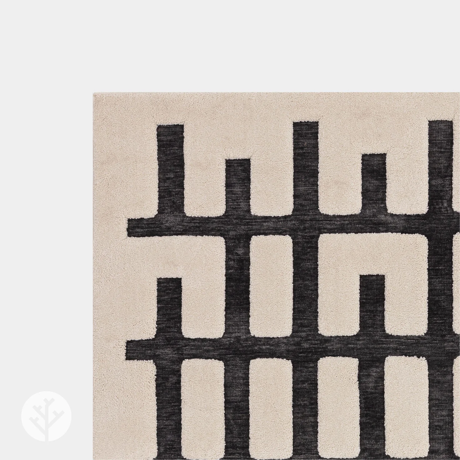 Carved Charcoal Junction Luxury Rug | WVH® - Image 5