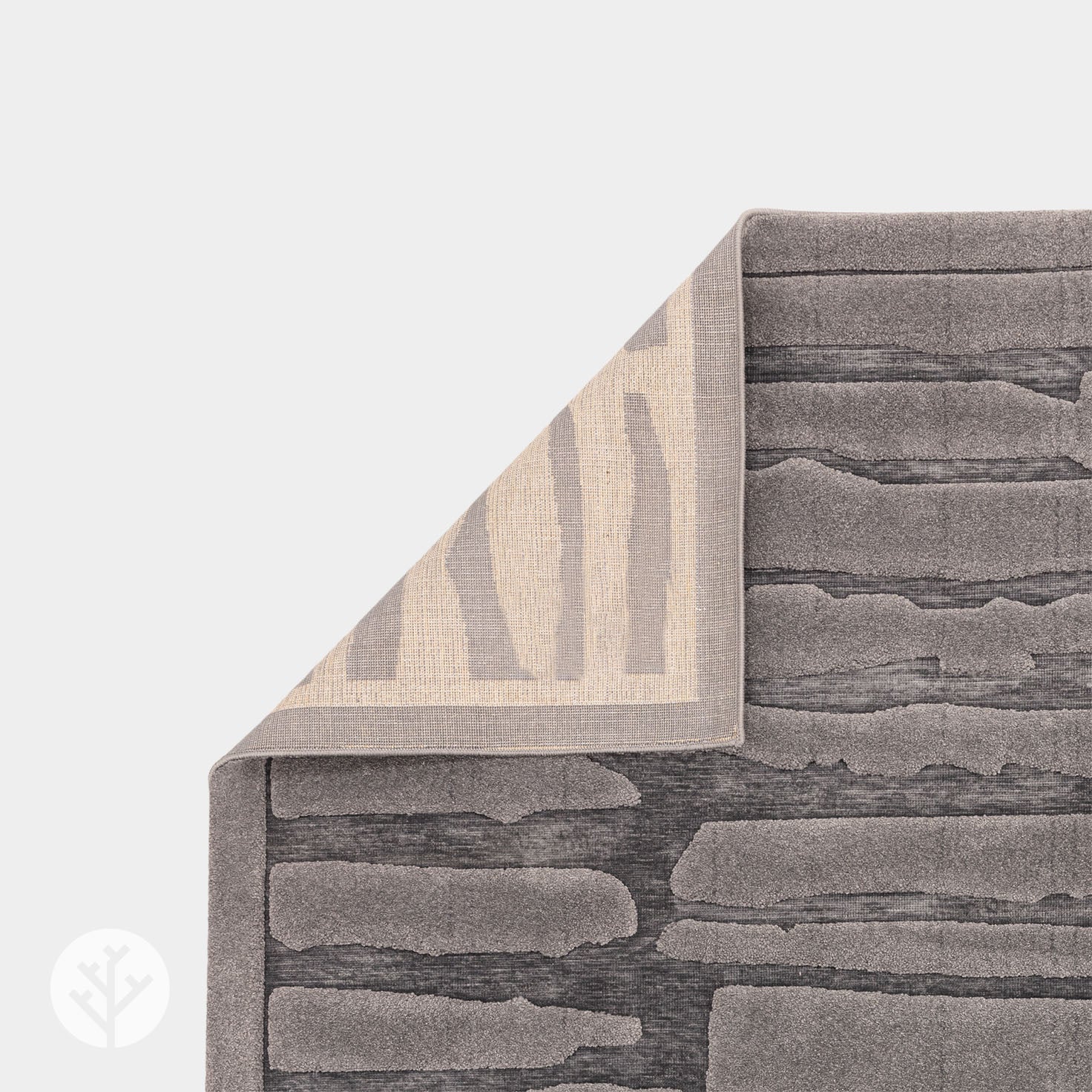 Carved Charcoal Path Luxury Rug | WVH® - Image 4