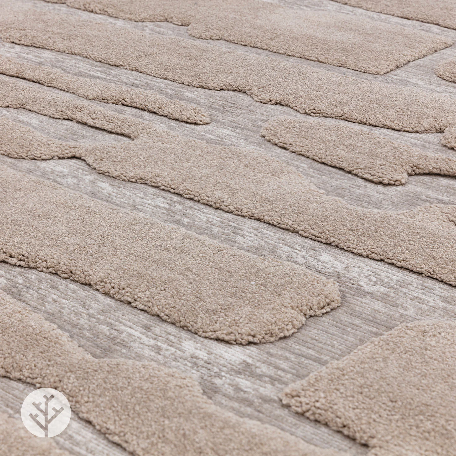 Carved Natural Path Luxury Rug | WVH® - Image 3