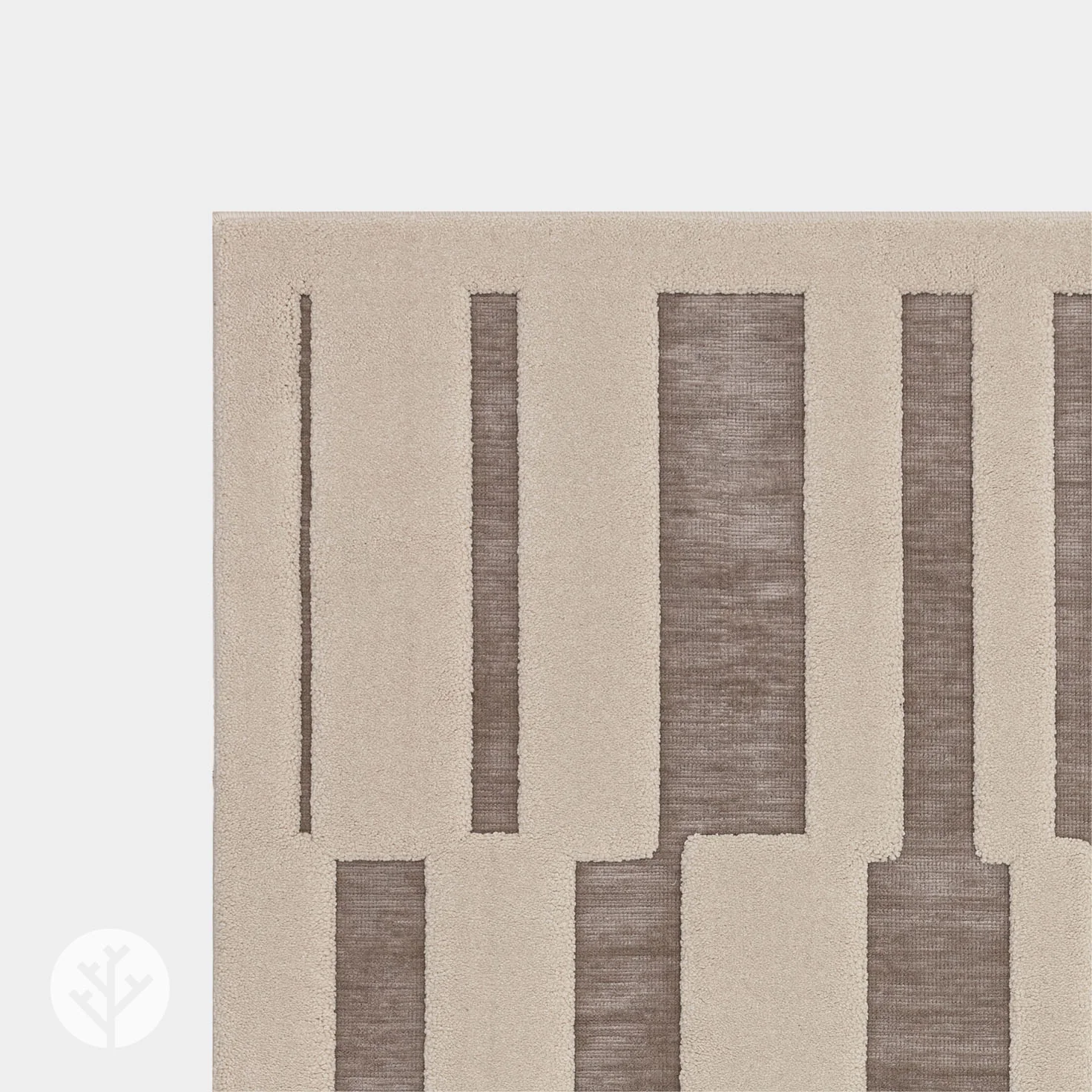 Carved Natural Tile Luxury Rug | WVH® - Image 5