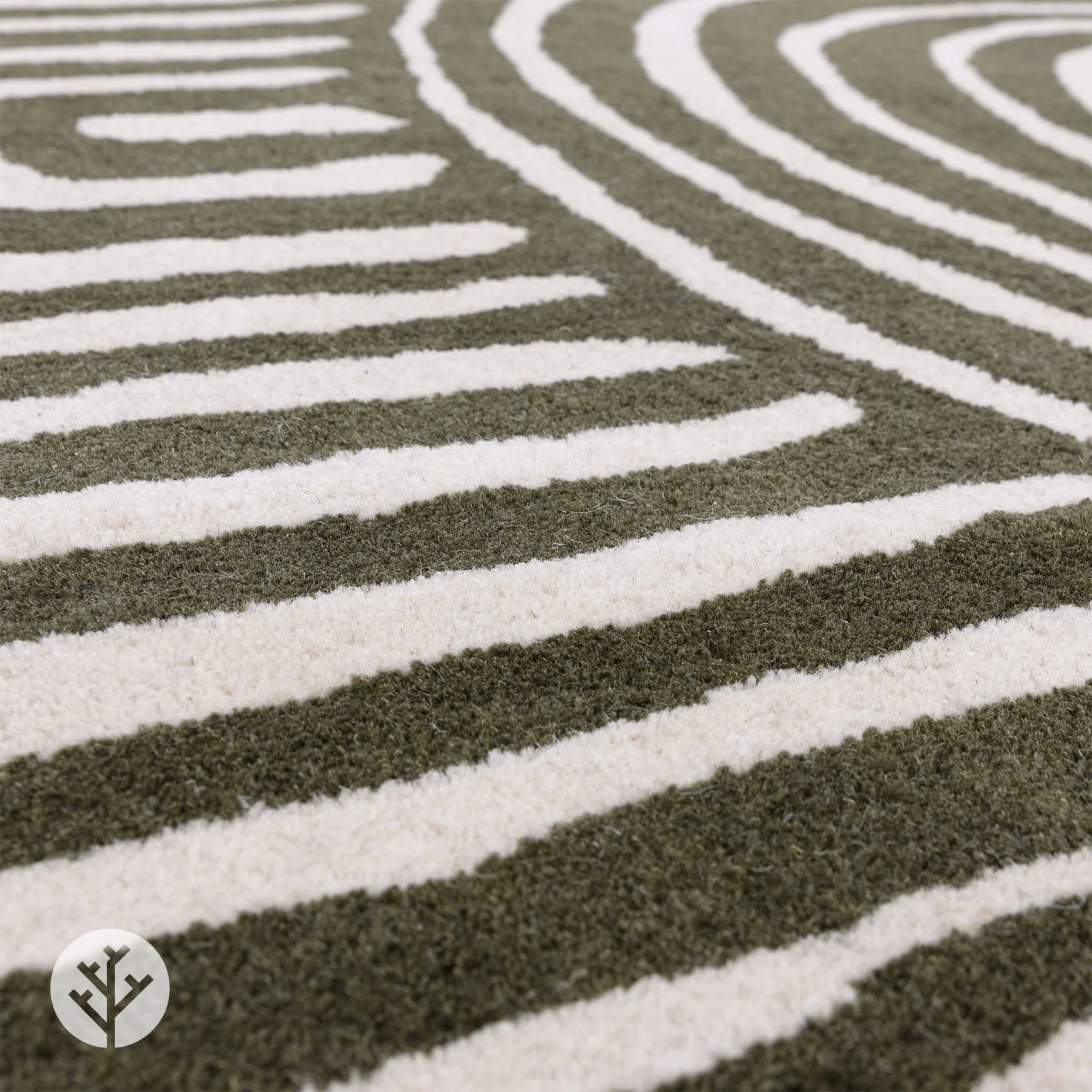 Cubi Forest Curve Luxury Rug | WVH® - Image 3
