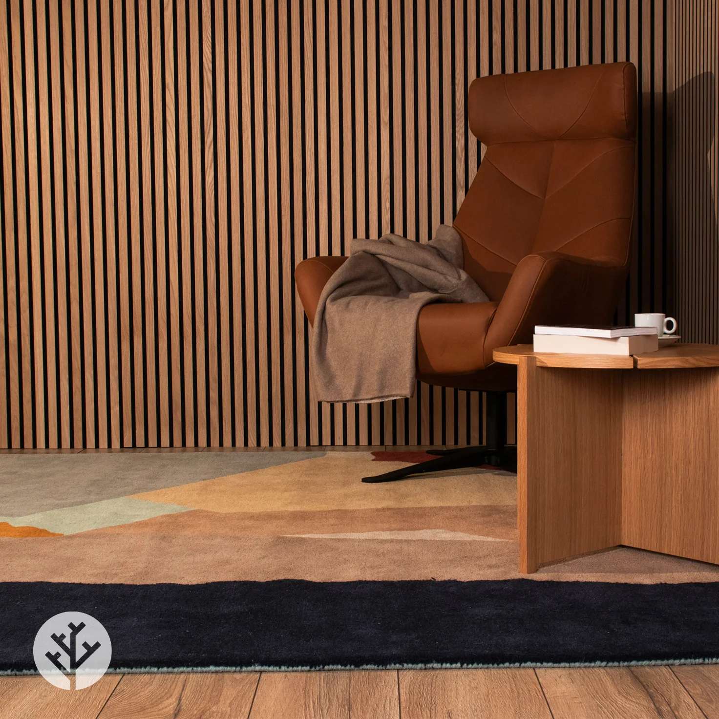 Cubi Ochre Abstract Luxury Rug | WVH® - Image 7