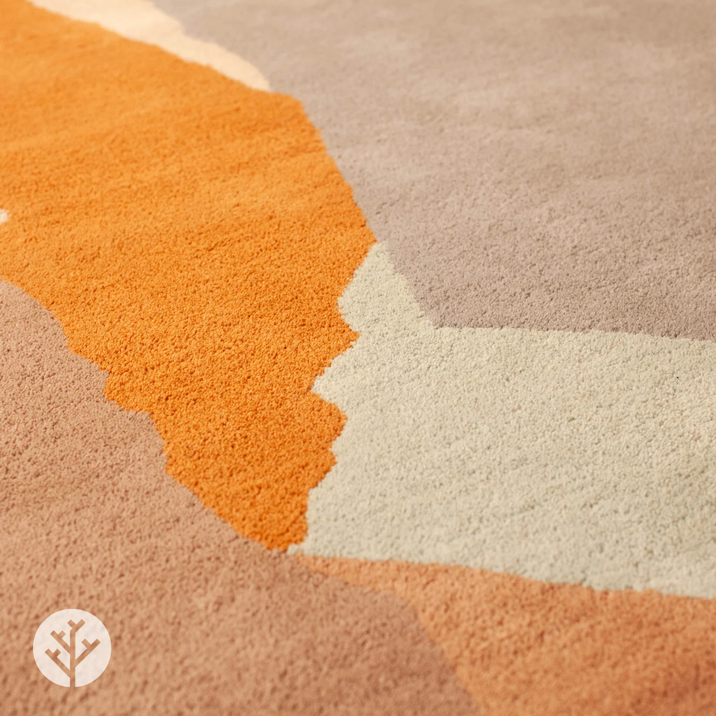Cubi Ochre Abstract Luxury Rug | WVH® - Image 9
