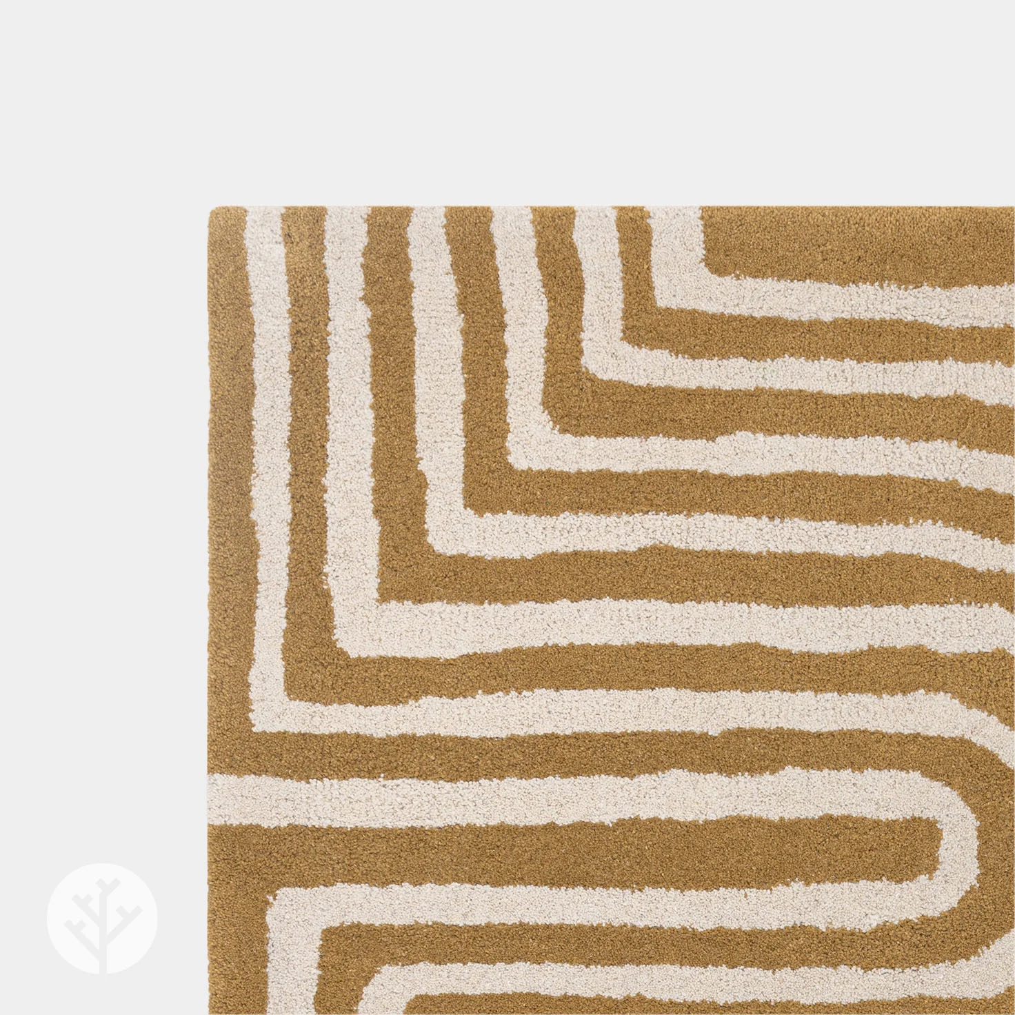 Cubi Ochre Curve Luxury Rug | WVH® - Image 5