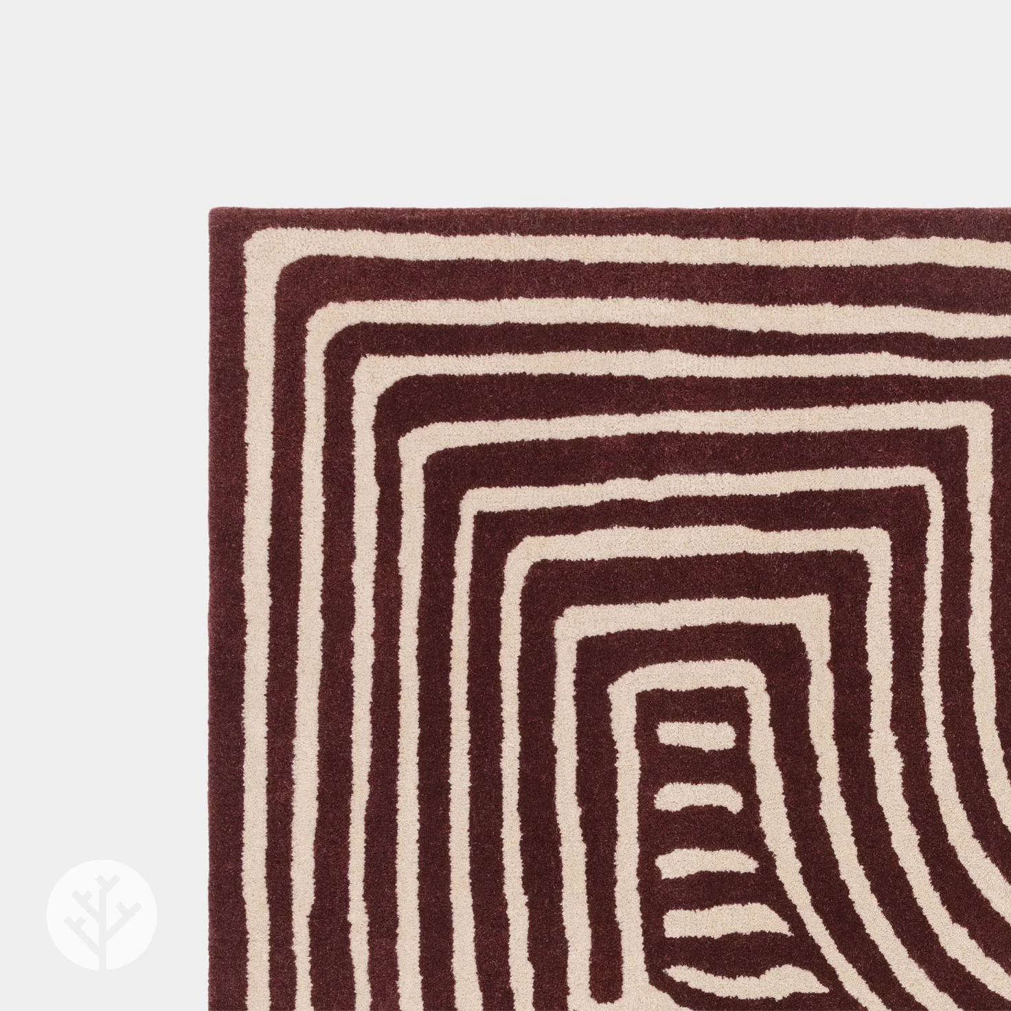 Cubi Plum Curve Luxury Rug | WVH® - Image 5