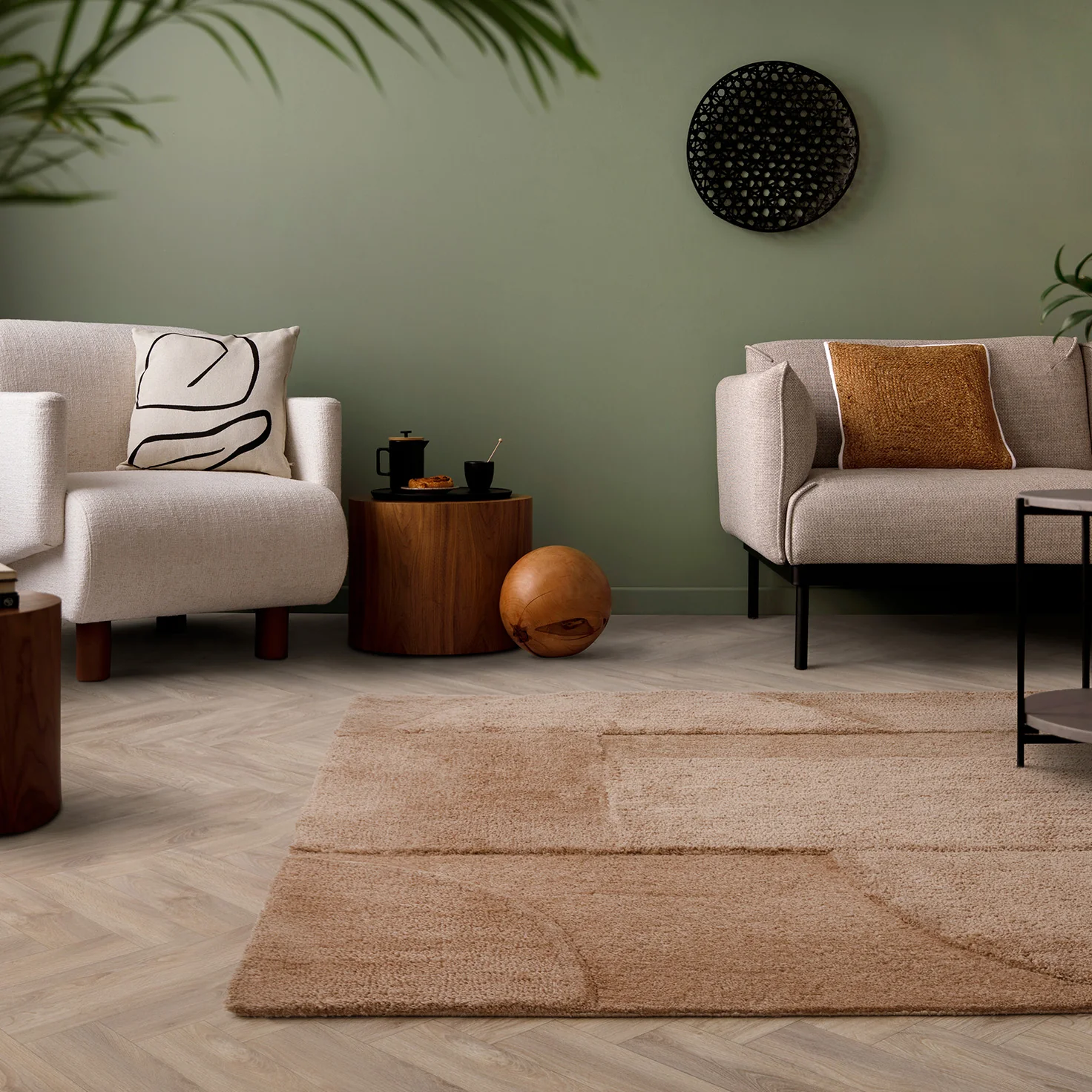 Curvva Clay Luxury Rug | WVH®