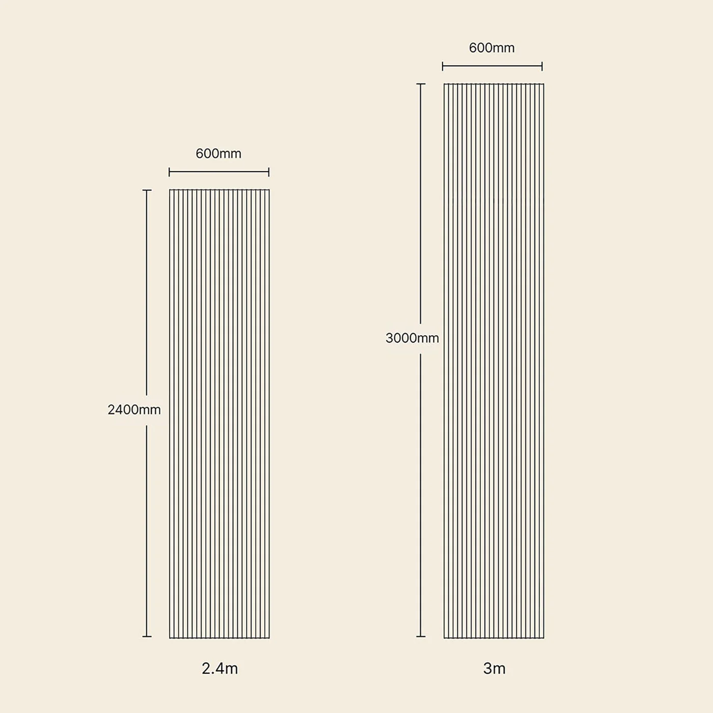 Flutto® Valley Oak Flexible Tambour Wood Panels - Image 4