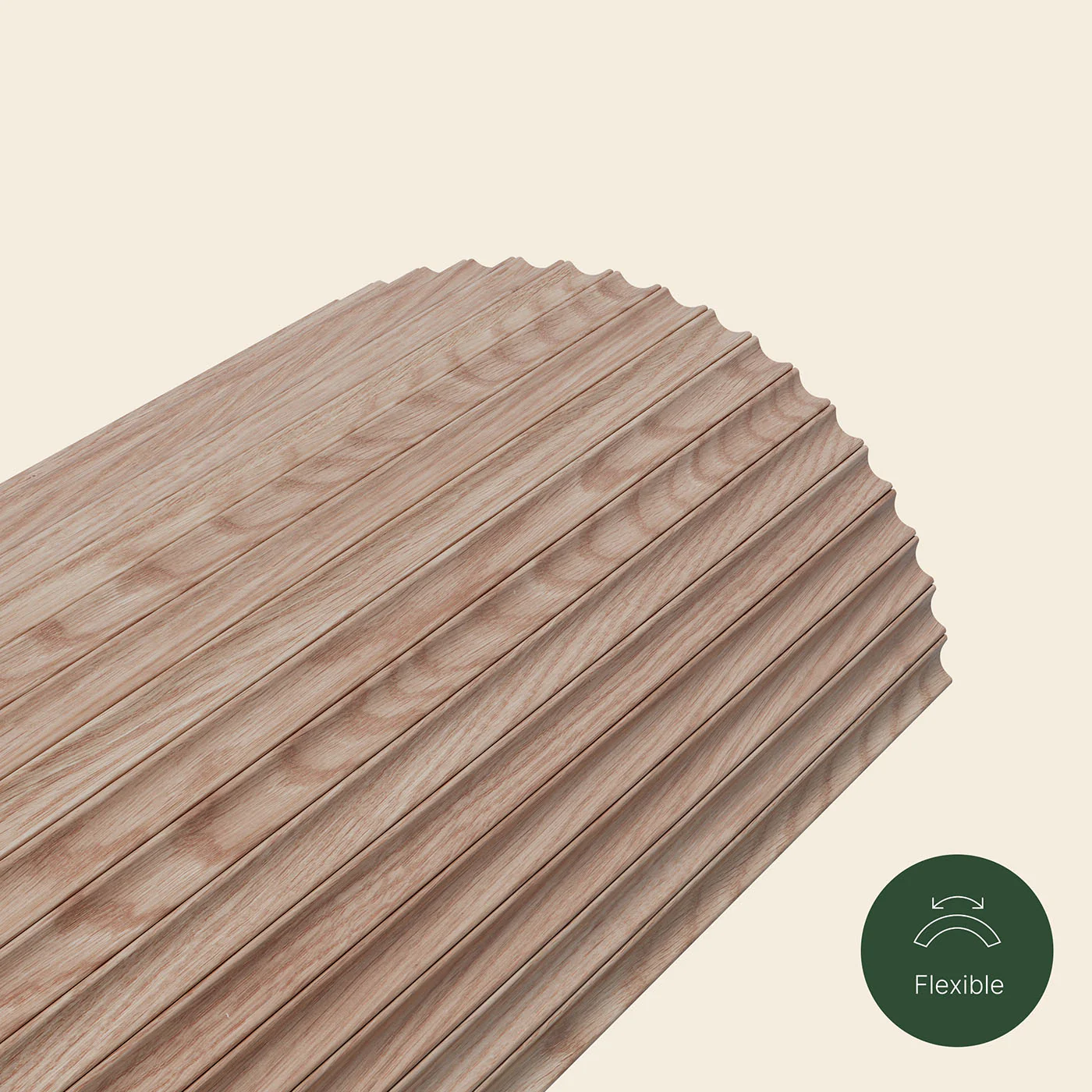 Flutto® Valley Oak Flexible Tambour Wood Panels - Image 5