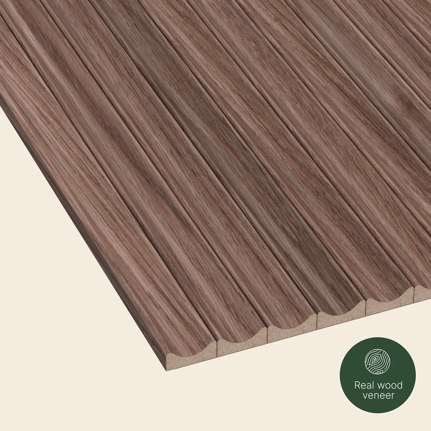 Flutto® Valley Walnut Flexible Tambour Wood Panels - Image 6
