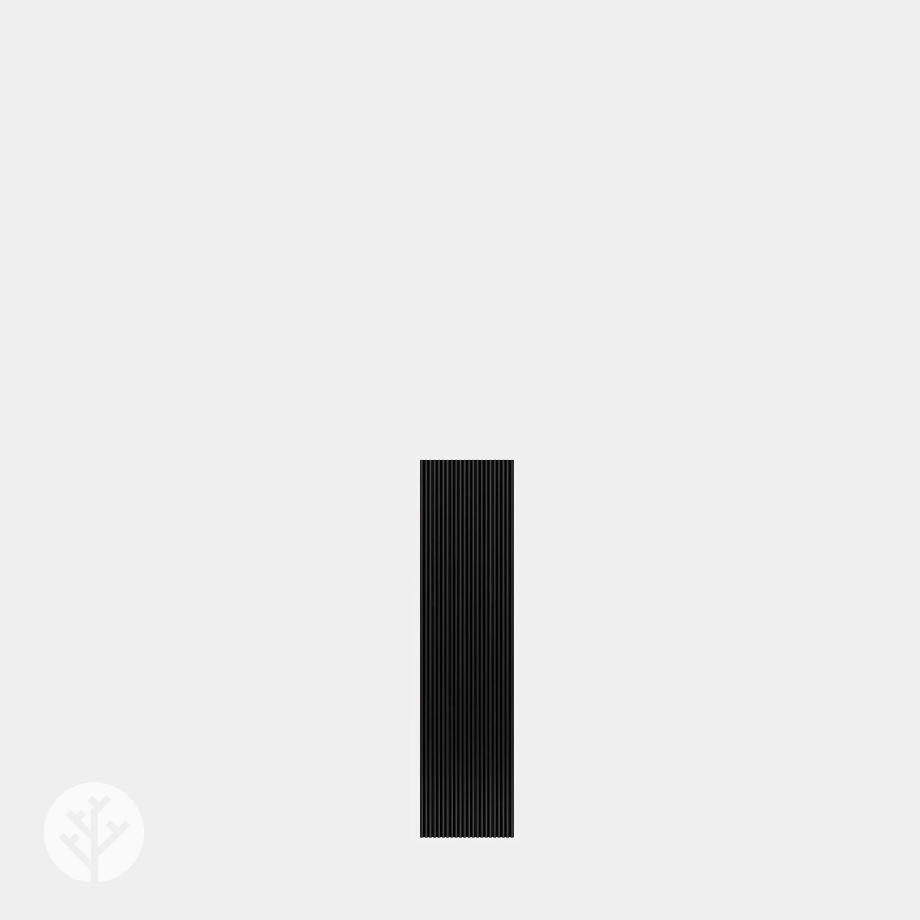 Flutto® Black Mini-Ridge Flexible Tambour Wood Panels - Image 9