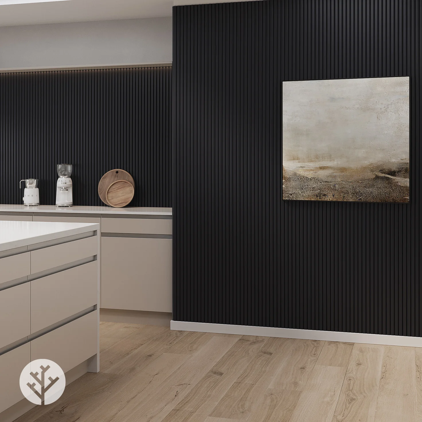 Flutto® Black Slat Flexible Tambour Wood Panels - Image 13