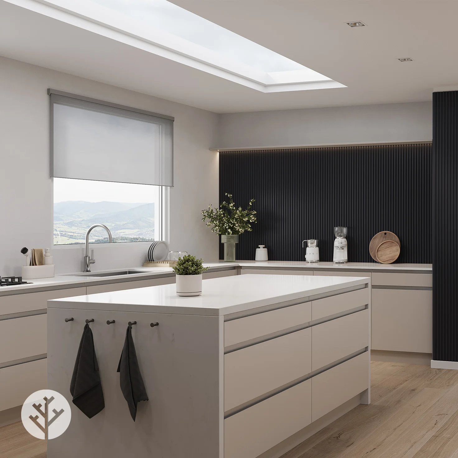 Flutto® Black Slat Flexible Tambour Wood Panels - Image 9