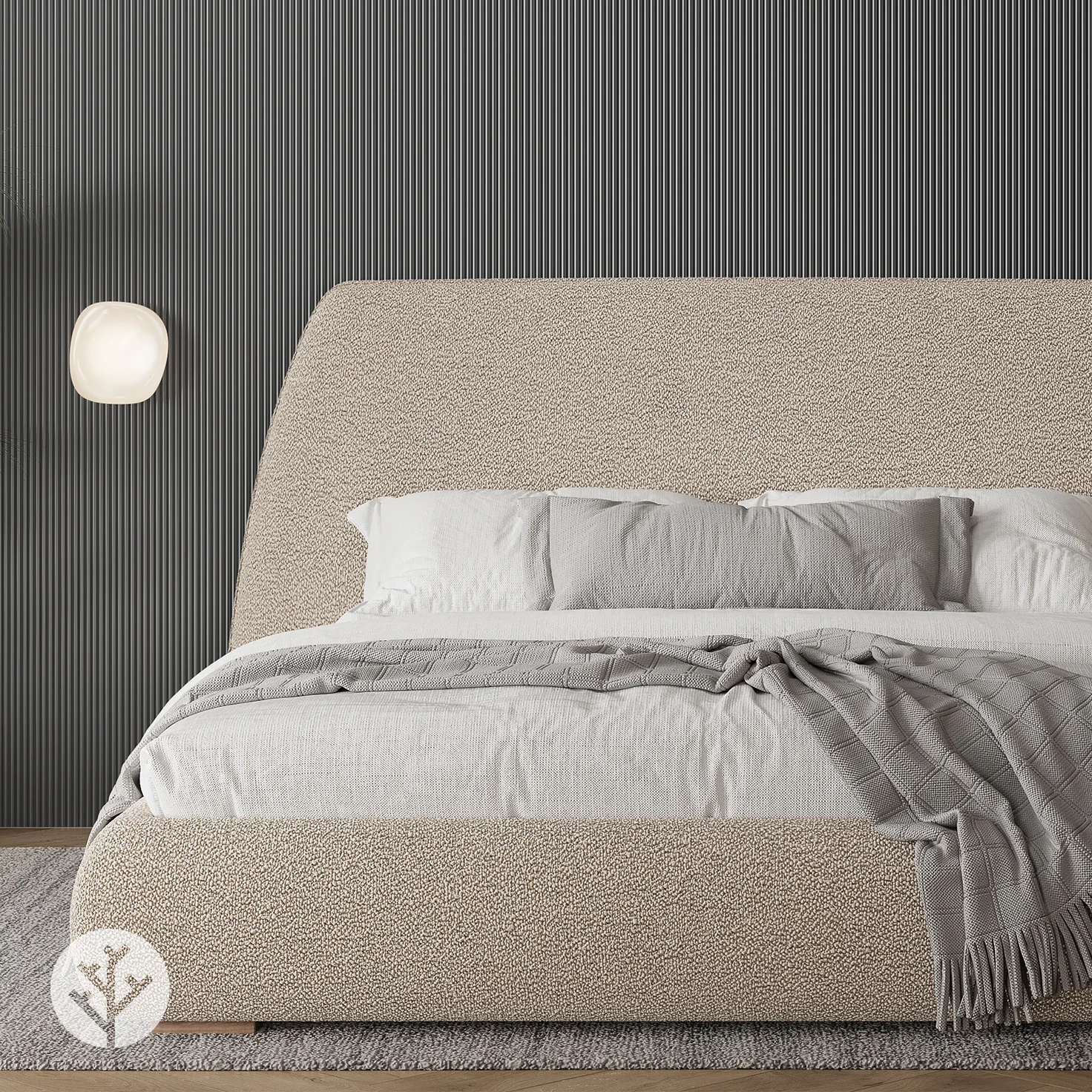 Flutto® Grey Mini-Ridge Flexible Tambour Wood Panels - Image 10