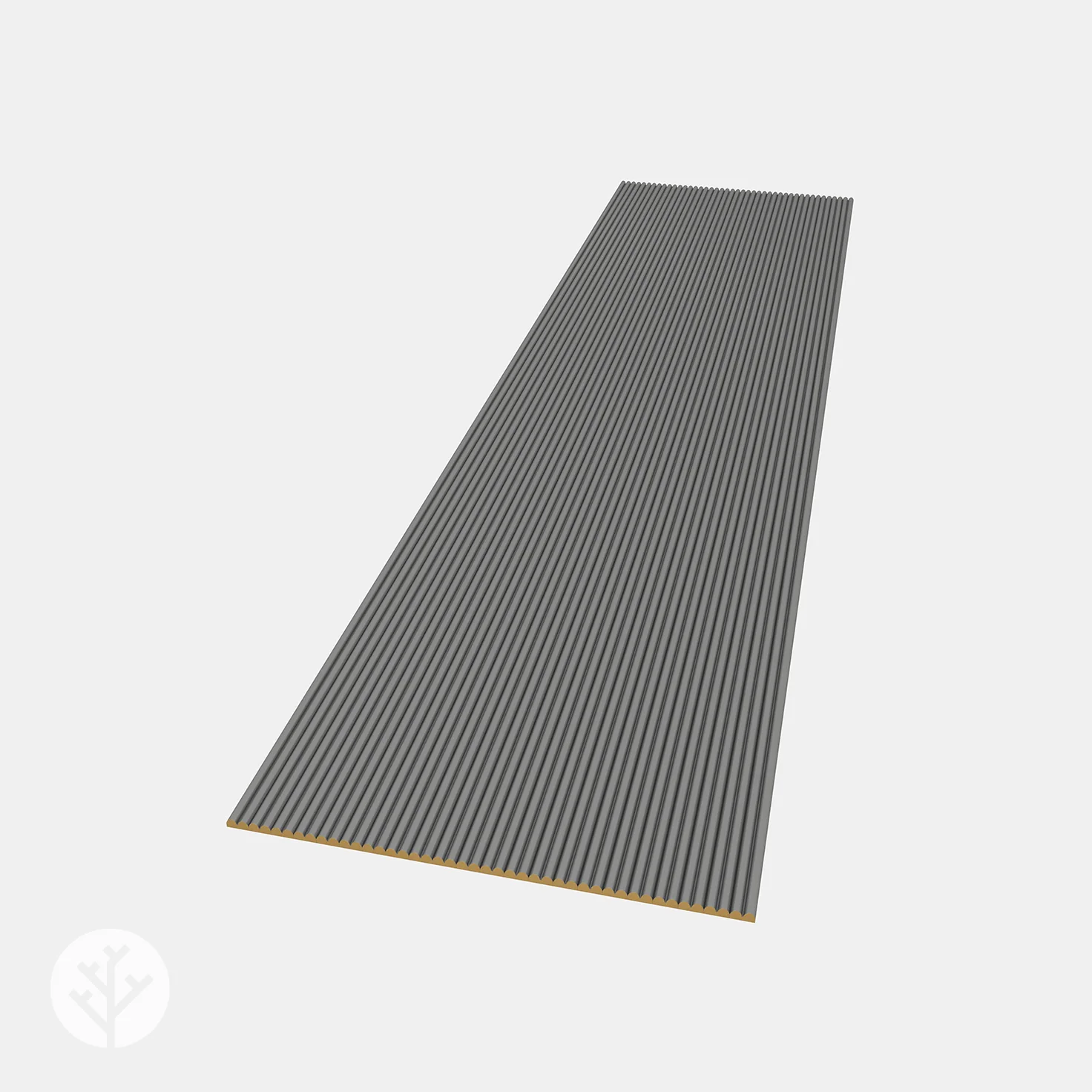 Flutto® Grey Mini-Ridge Flexible Tambour Wood Panels - Image 4