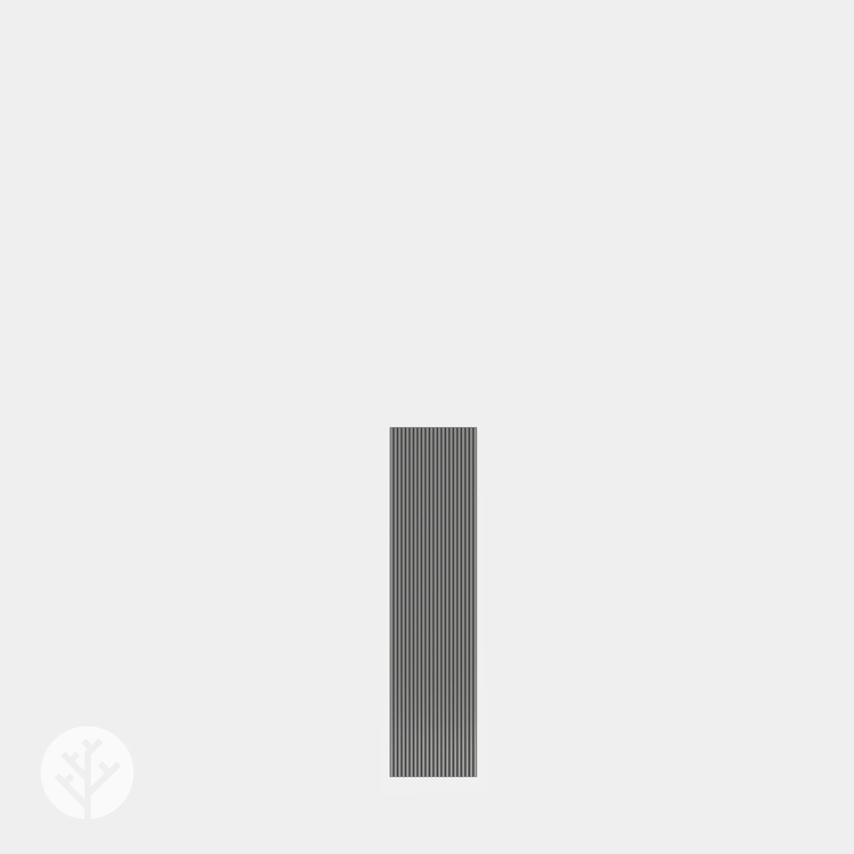 Flutto® Grey Mini-Ridge Flexible Tambour Wood Panels - Image 6